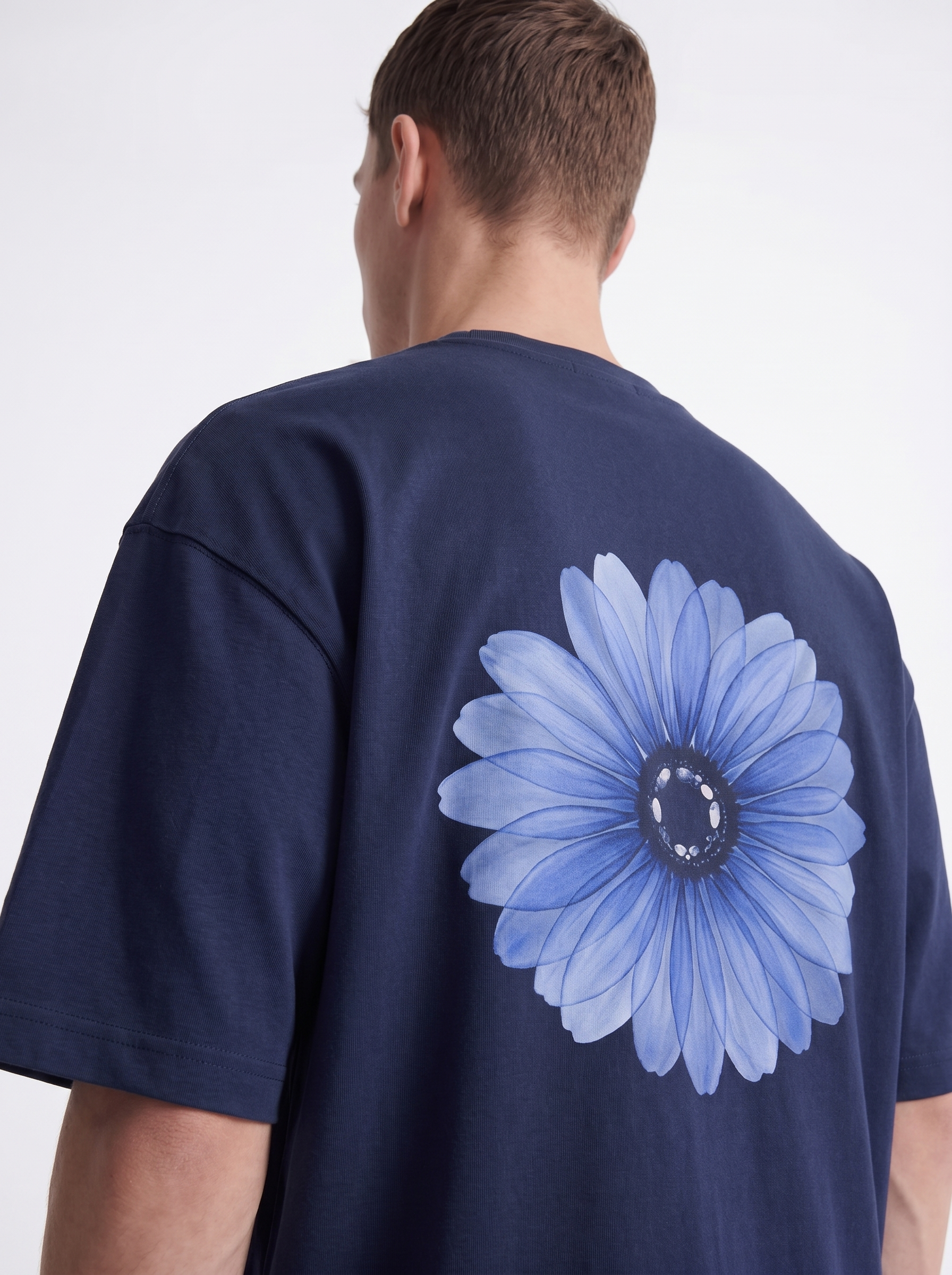 OVERSIZED TEE - Blueberry Bloom