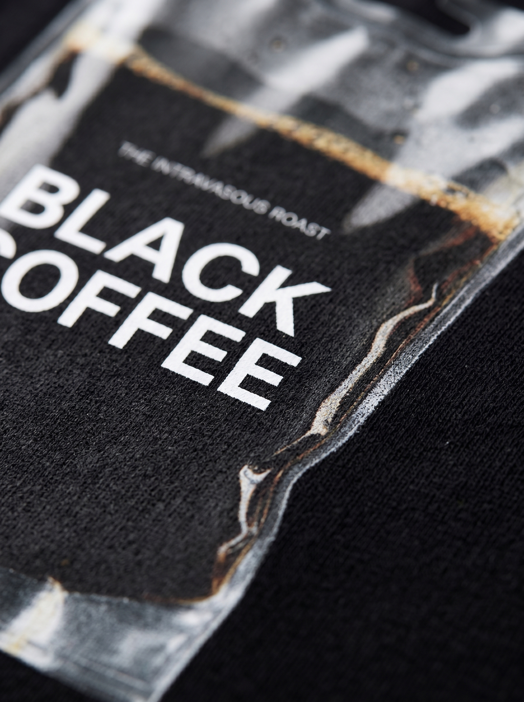 OVERSIZED TEE -Black coffee drip