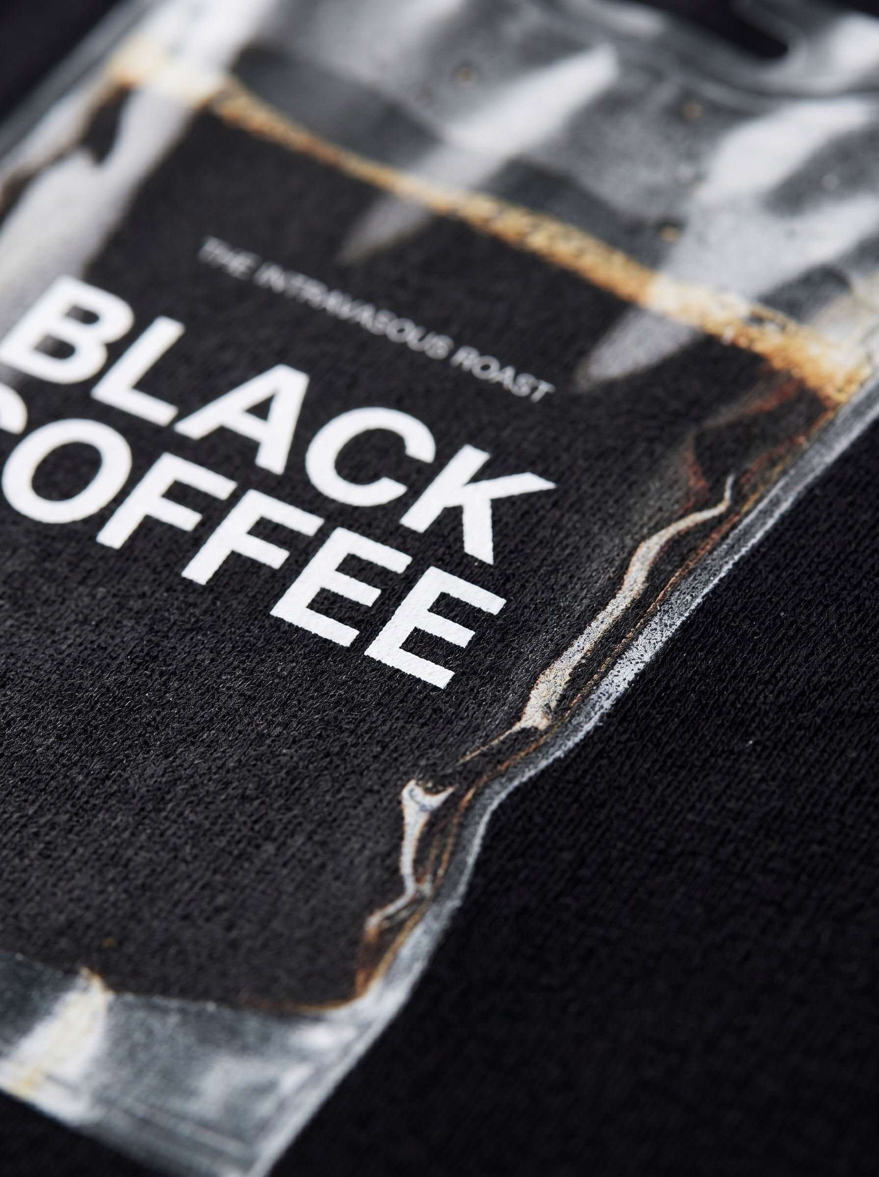 OVERSIZED TEE -Black coffee drip