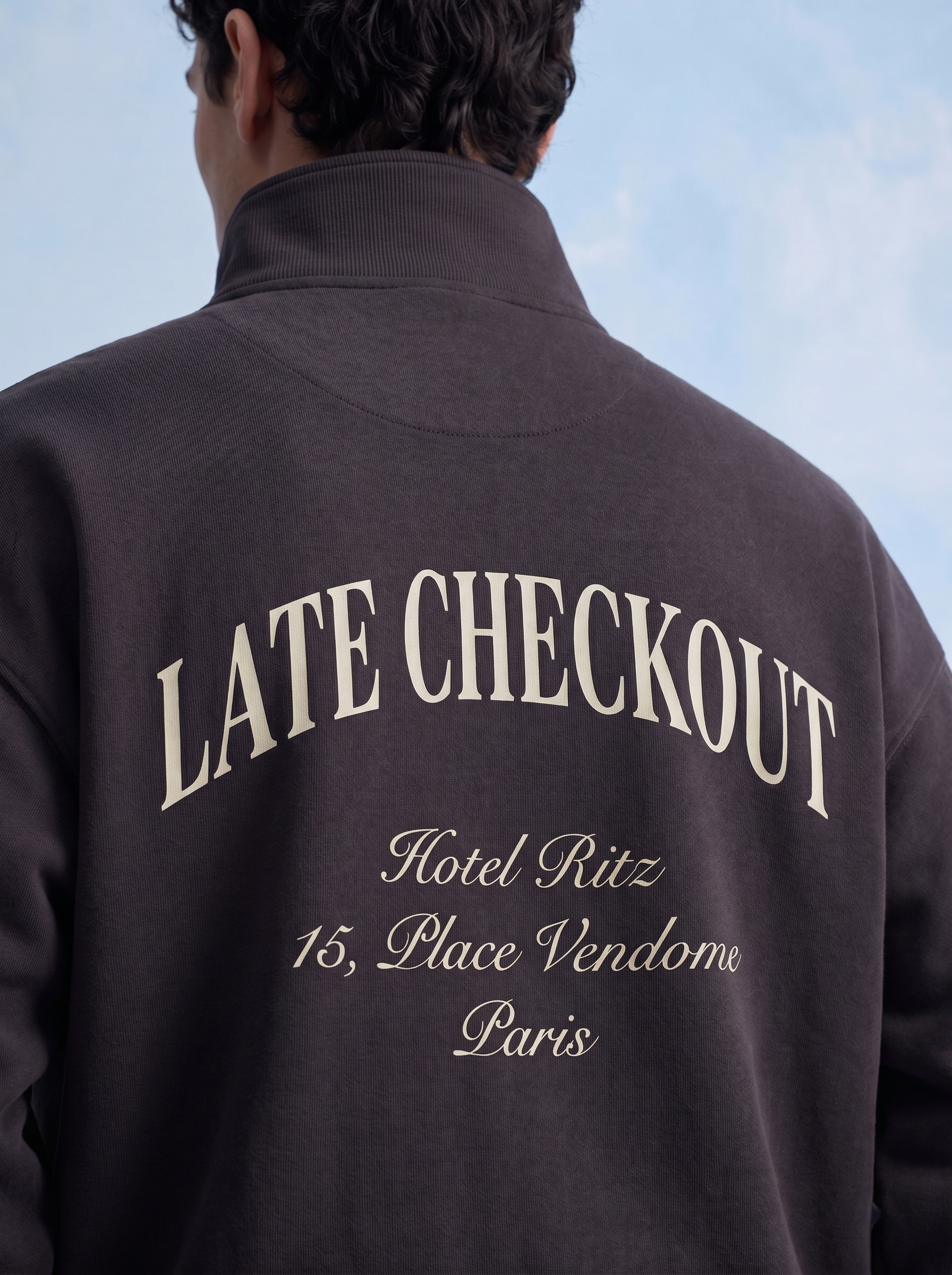 QUARTER ZIP - Late checkout
