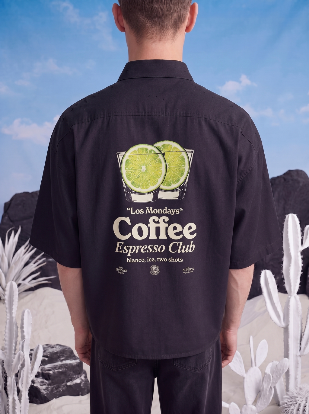 HALF SLEEVE SHIRT - Espresso club