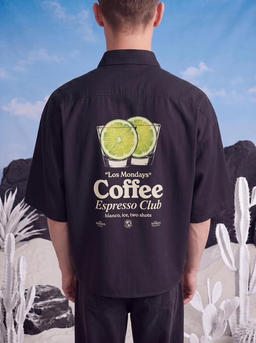 HALF SLEEVE SHIRT - Espresso club