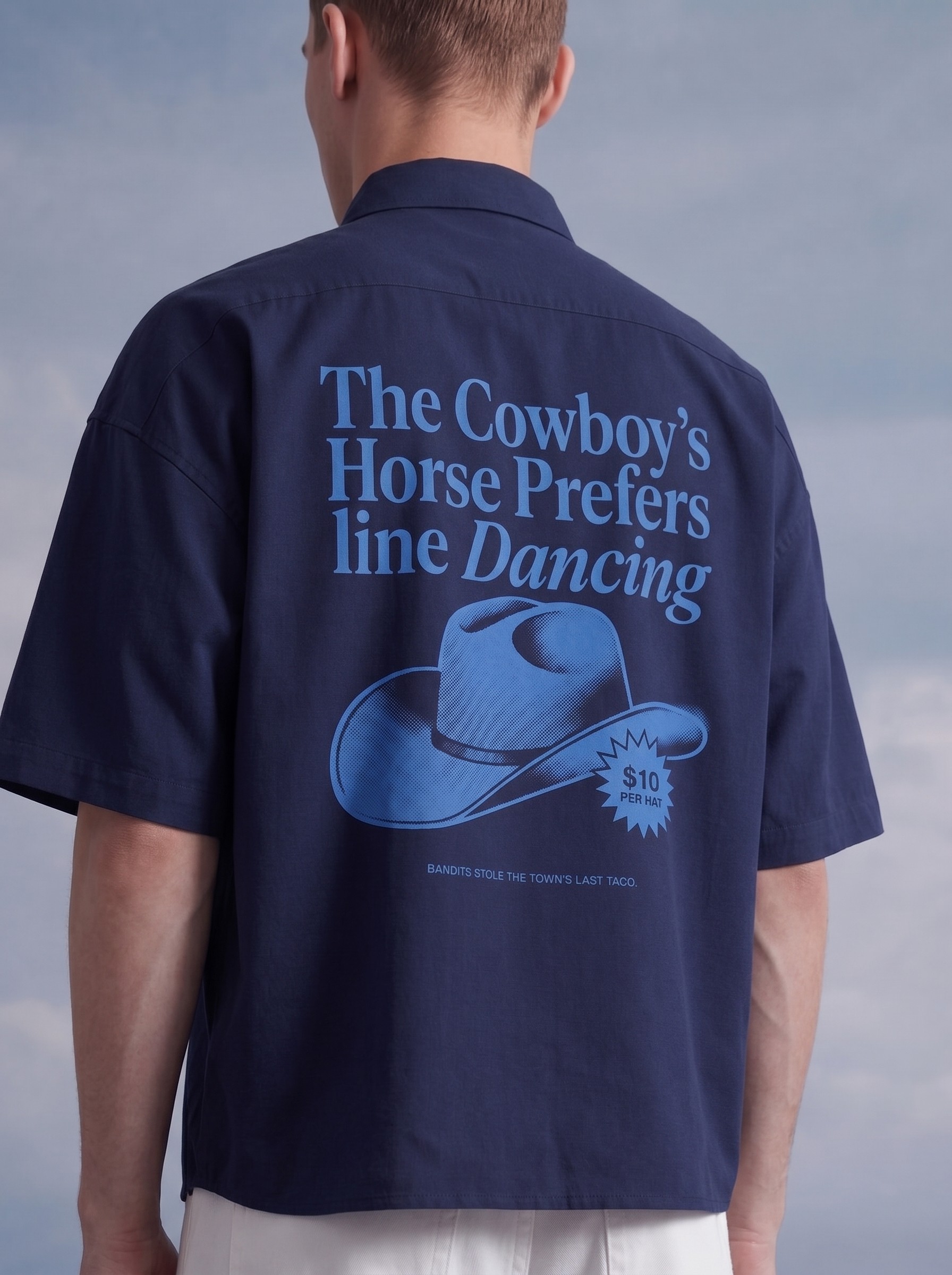 HALF SLEEVE SHIRT - Cowboys Horse