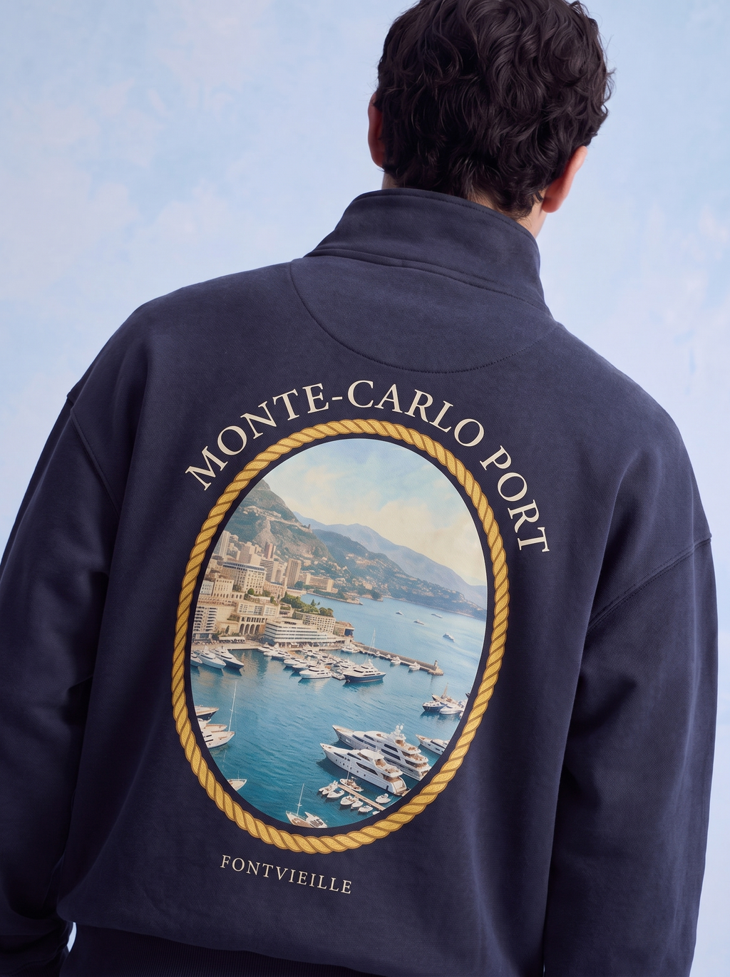 QUARTER ZIP - Monte carlo port hub