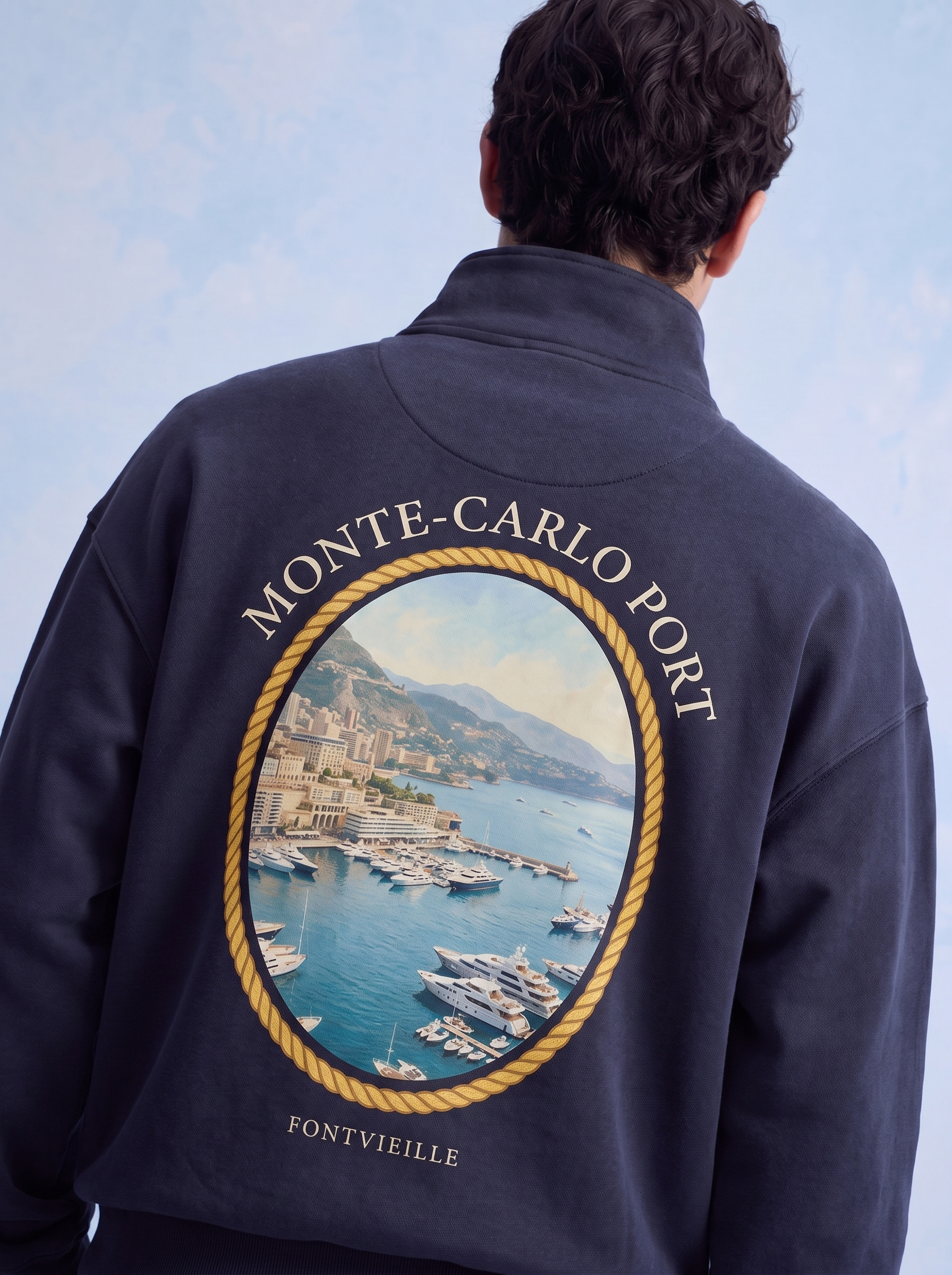QUARTER ZIP - Monte carlo port hub
