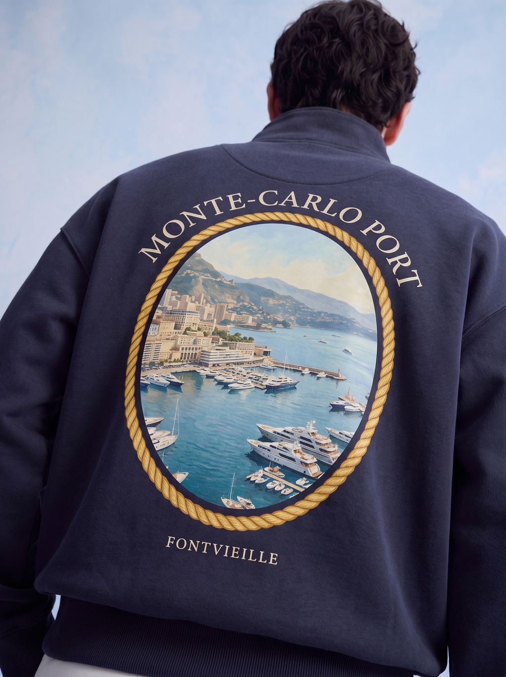 QUARTER ZIP - Monte carlo port hub