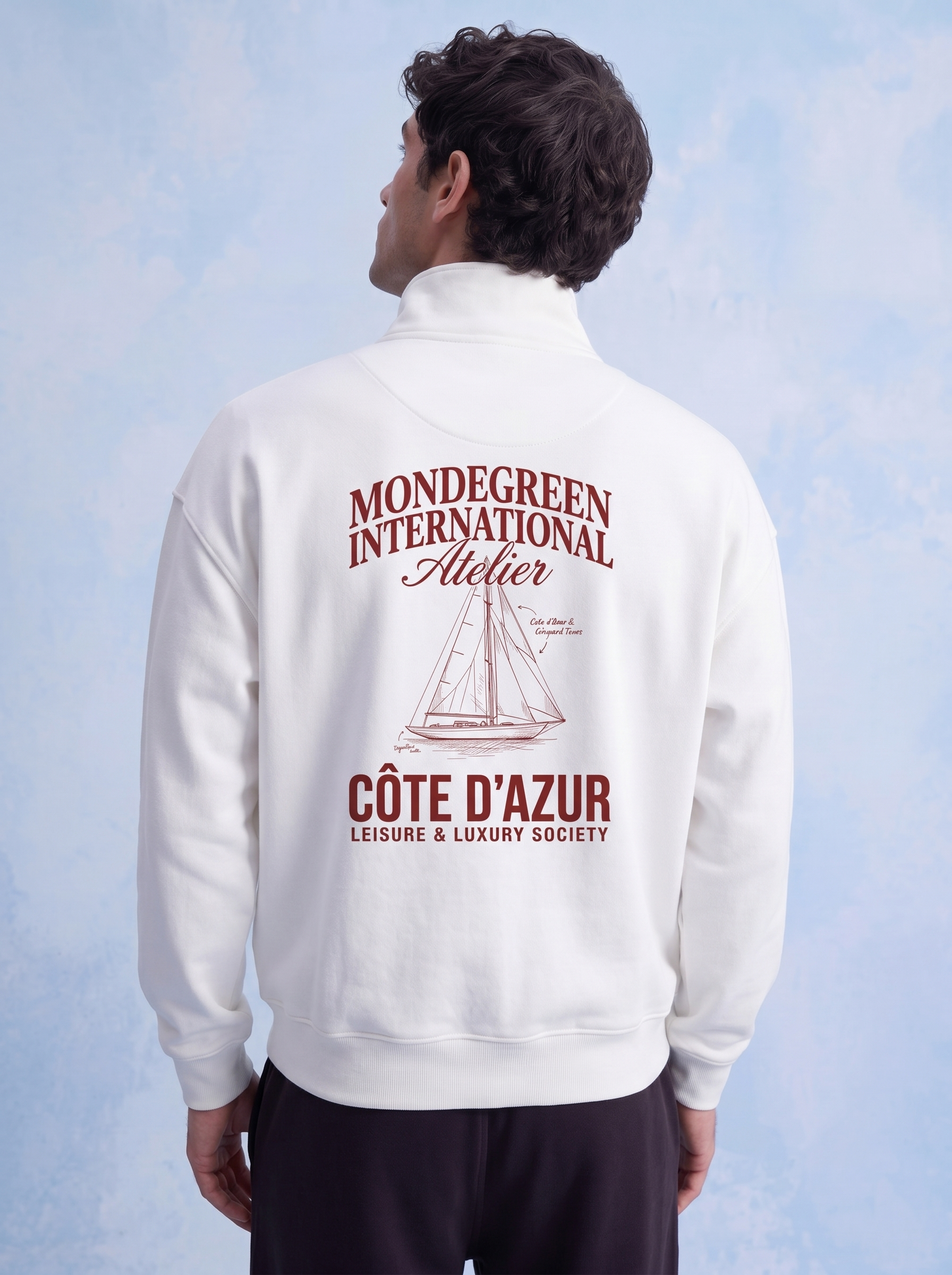 QUARTER ZIP - Cote dazur