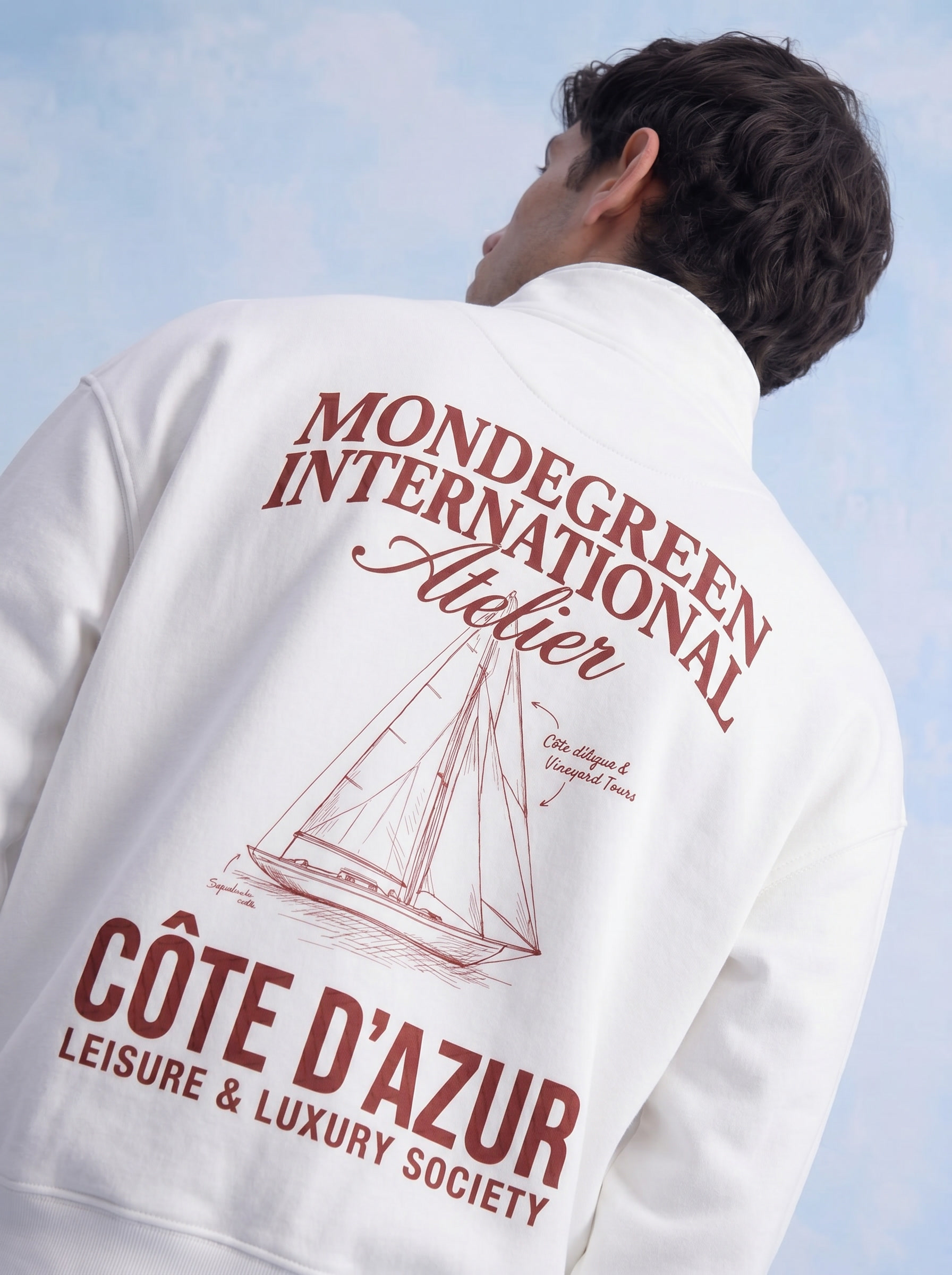 QUARTER ZIP - Cote dazur