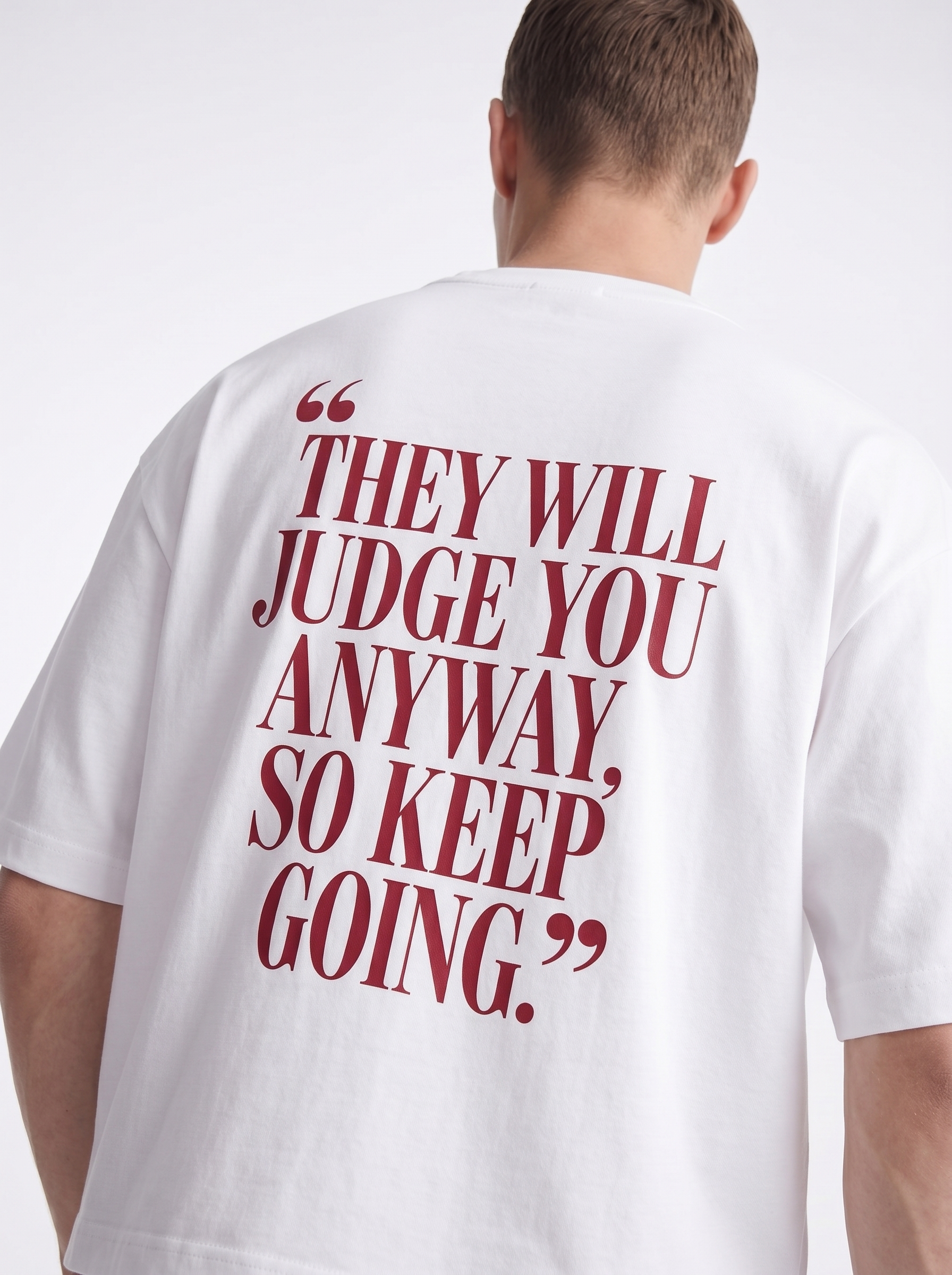 OVERSIZED TEE - They will judge you