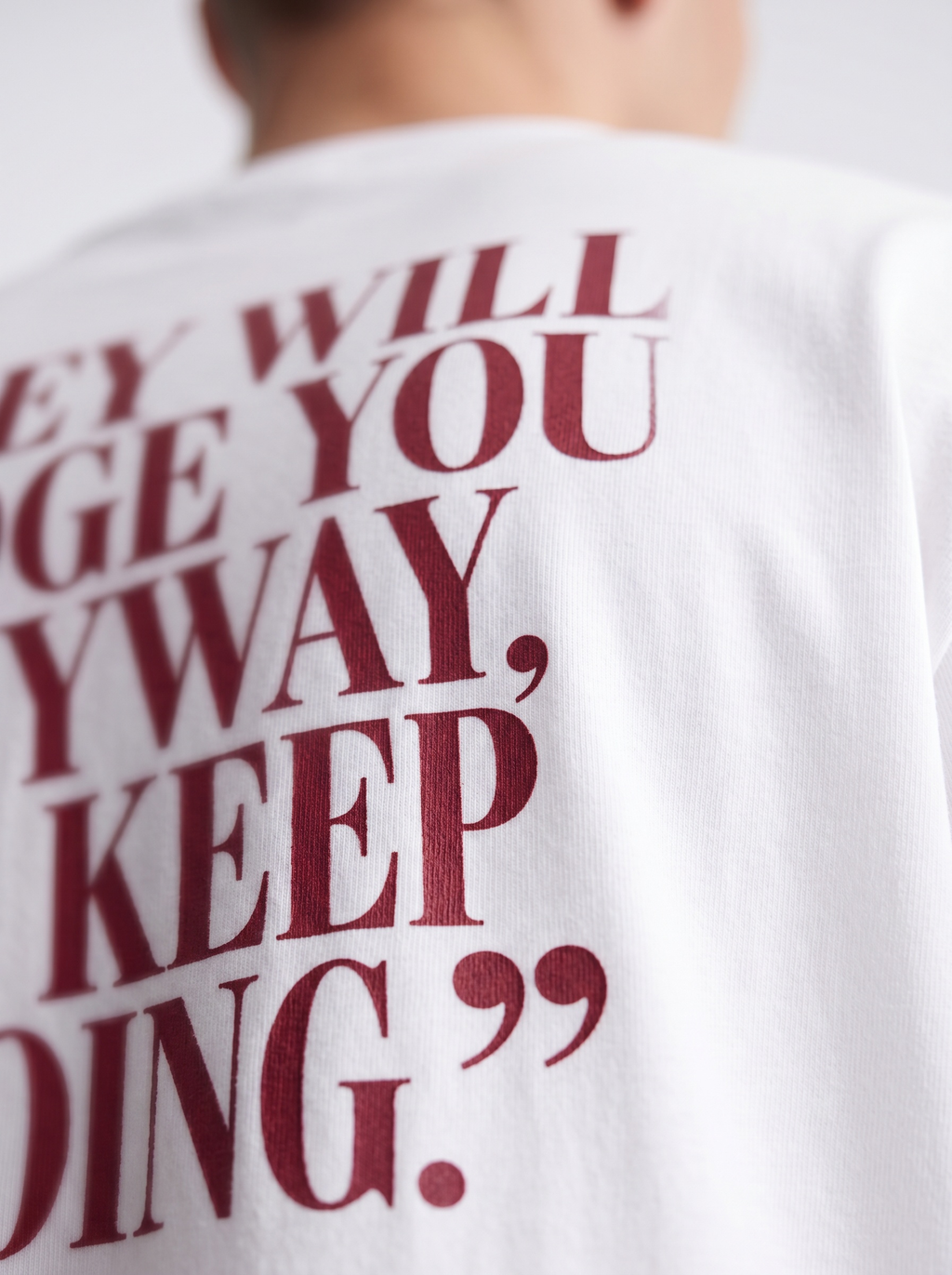 OVERSIZED TEE - They will judge you