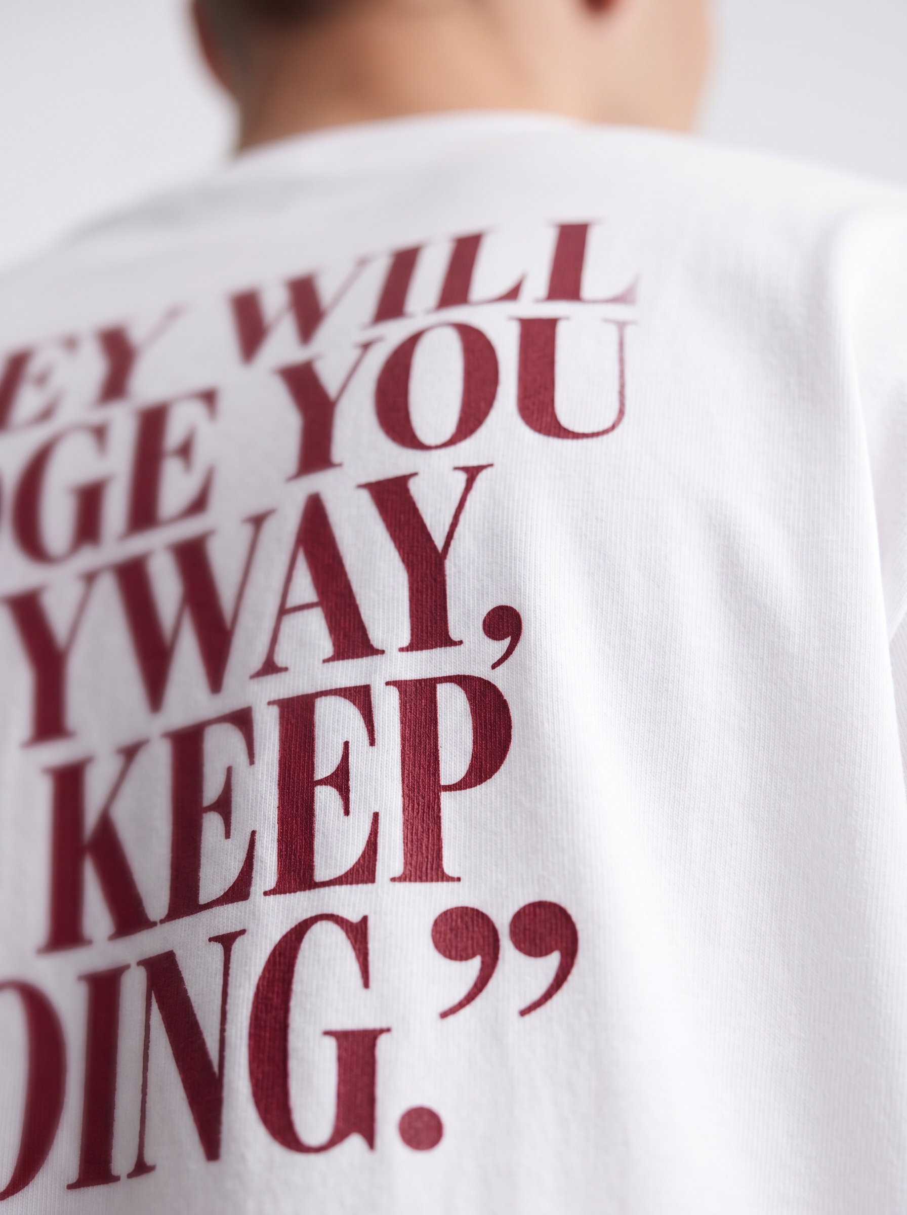 OVERSIZED TEE - They will judge you