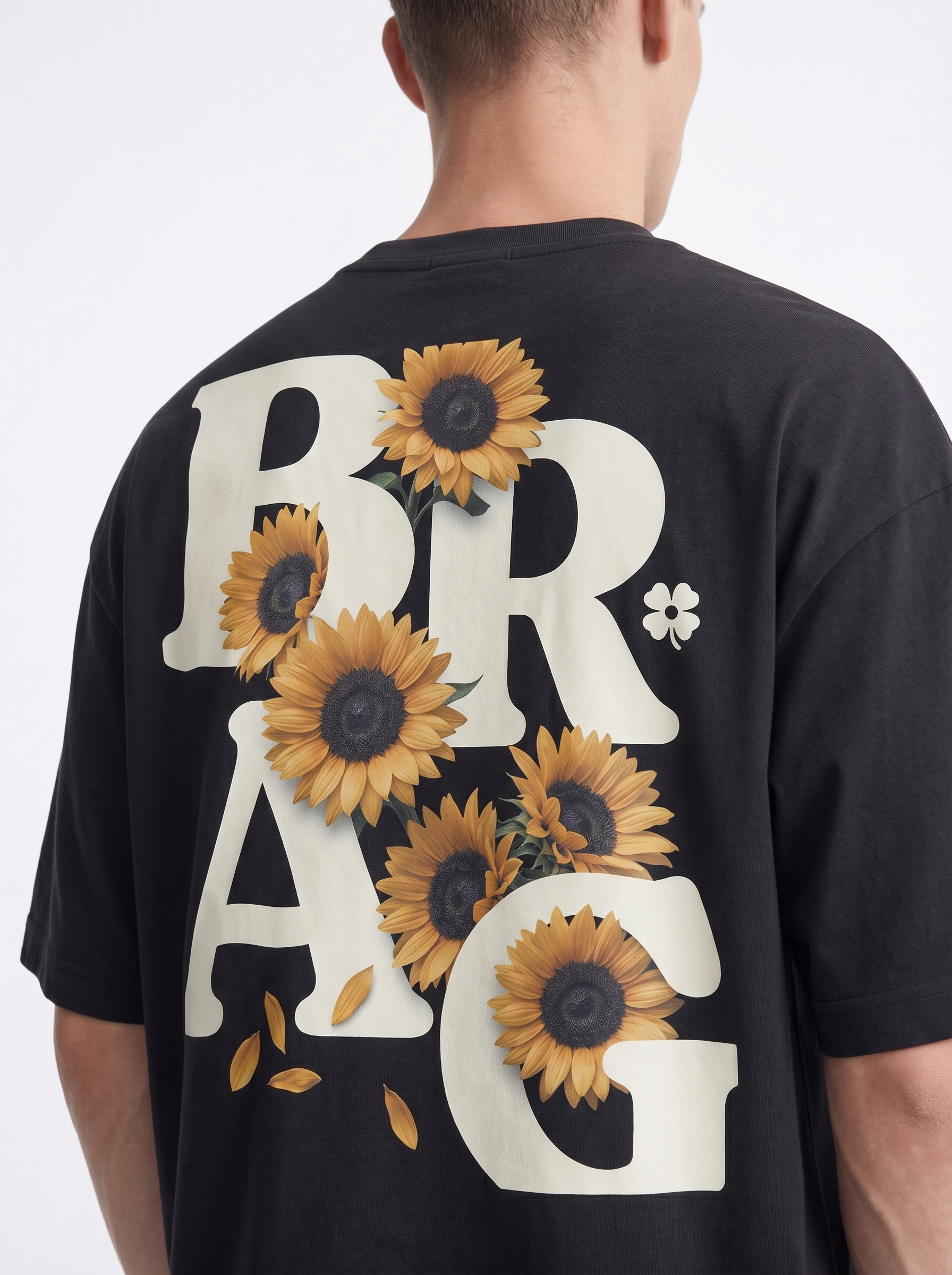 OVERSIZED TEE - Brag Sunflower
