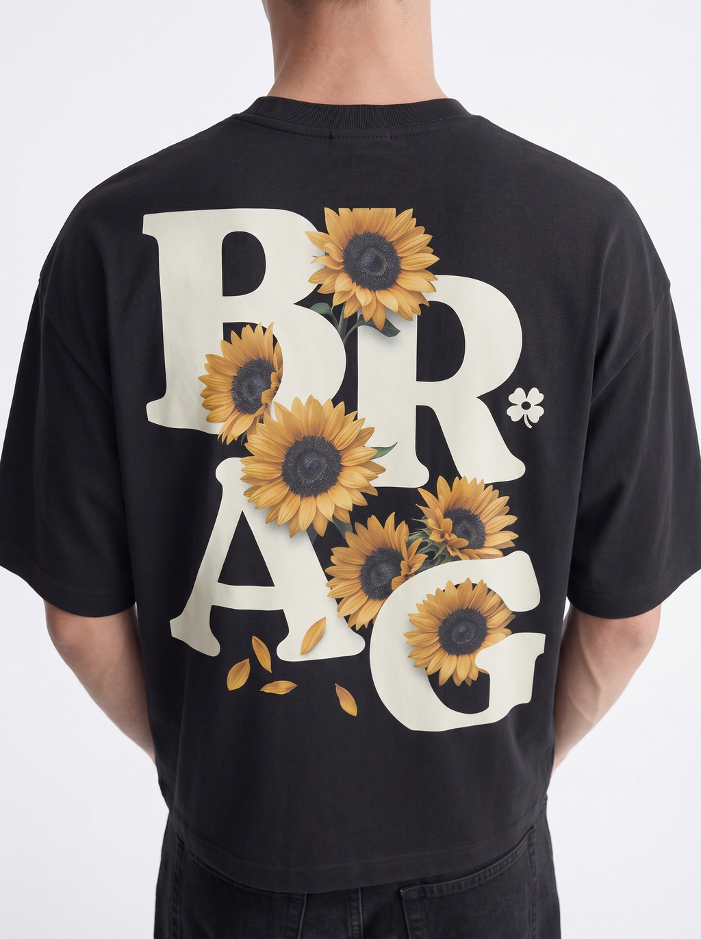 OVERSIZED TEE - Brag Sunflower