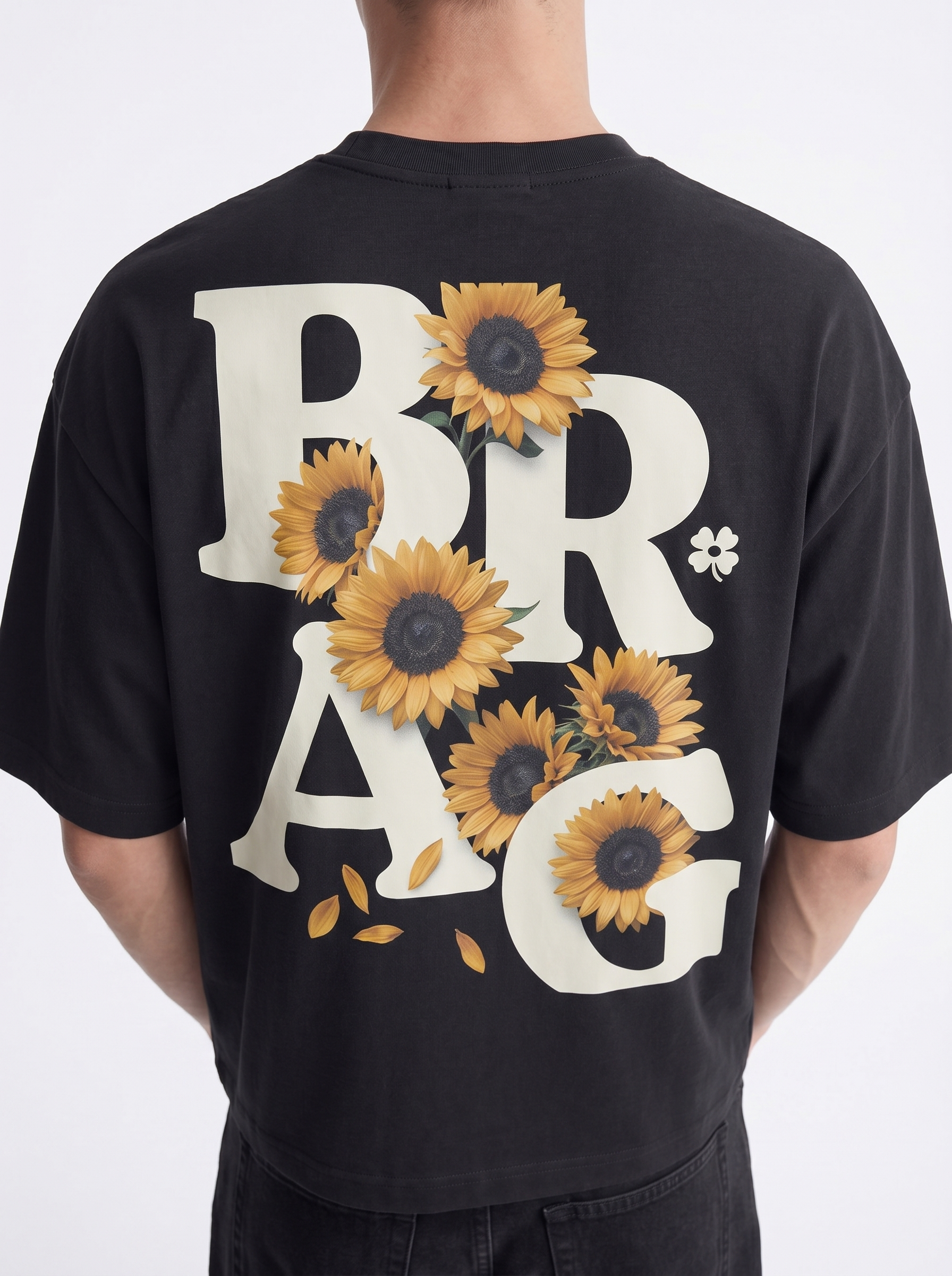 OVERSIZED TEE - Brag Sunflower