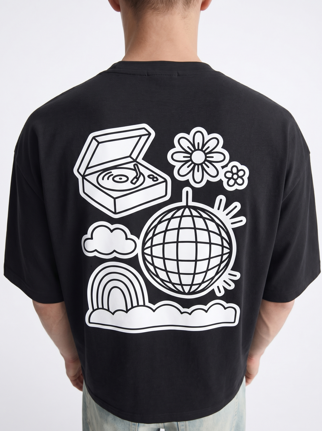 OVERSIZED TEE - My large world