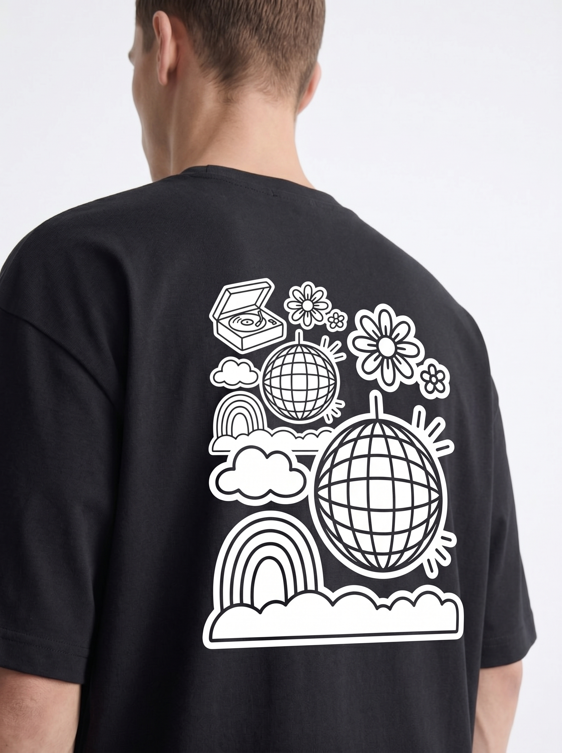OVERSIZED TEE - My large world