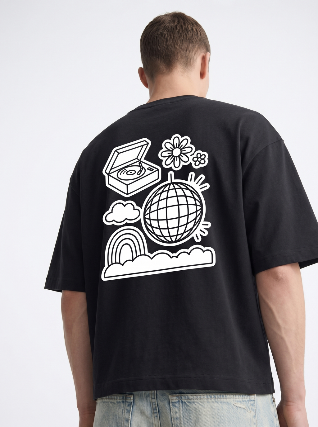 OVERSIZED TEE - My large world