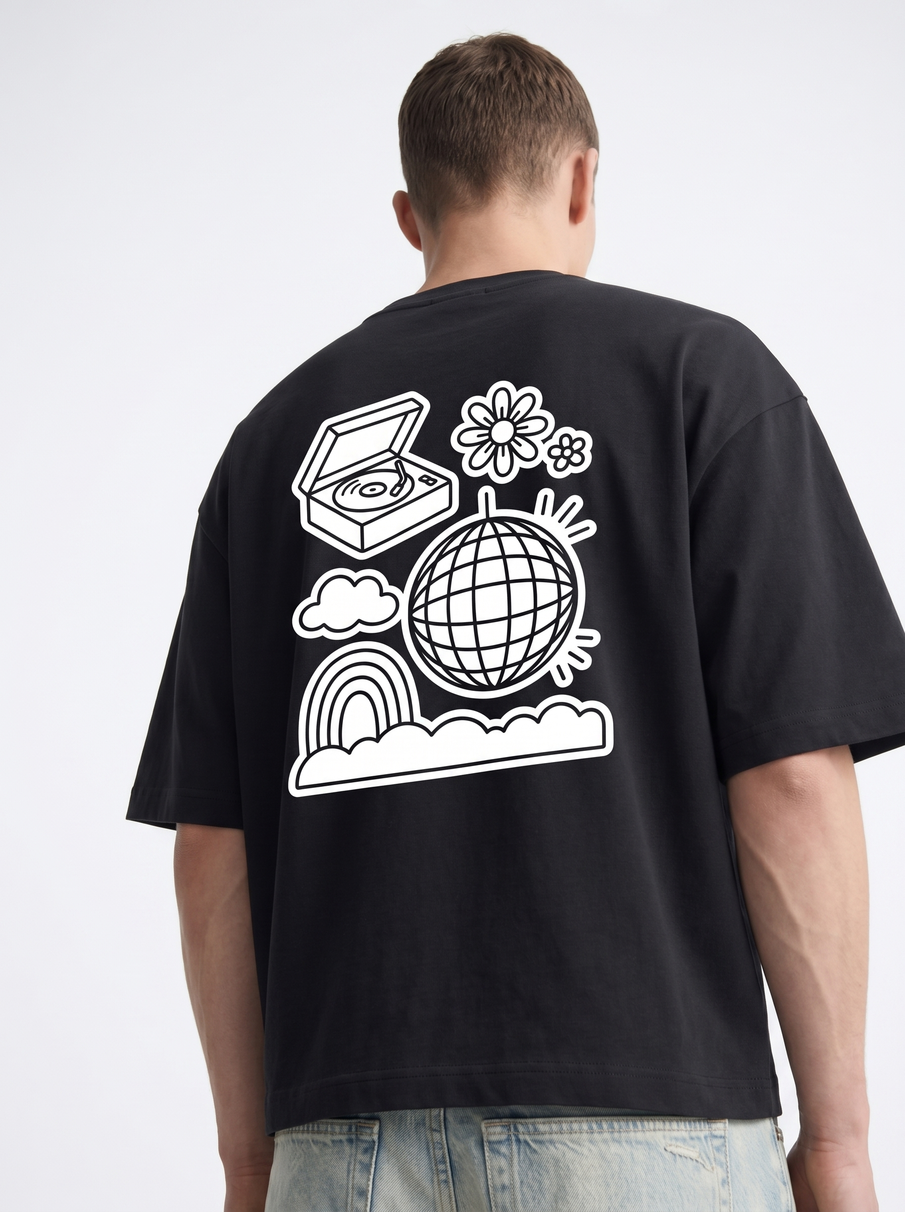 OVERSIZED TEE - My large world