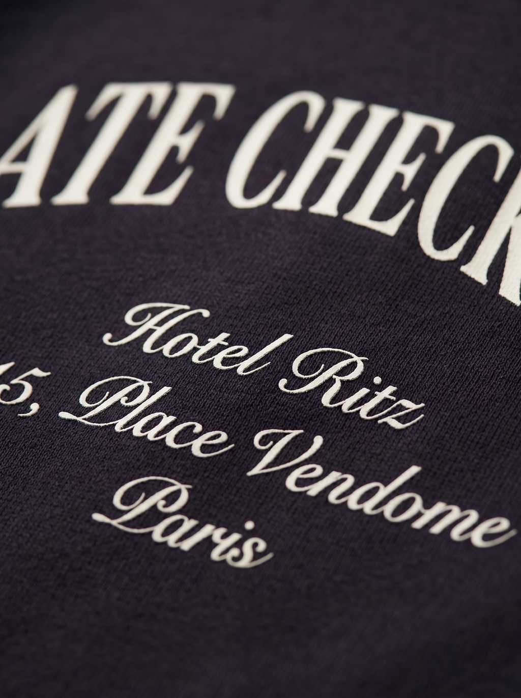 SWEATSHIRT - Late checkout