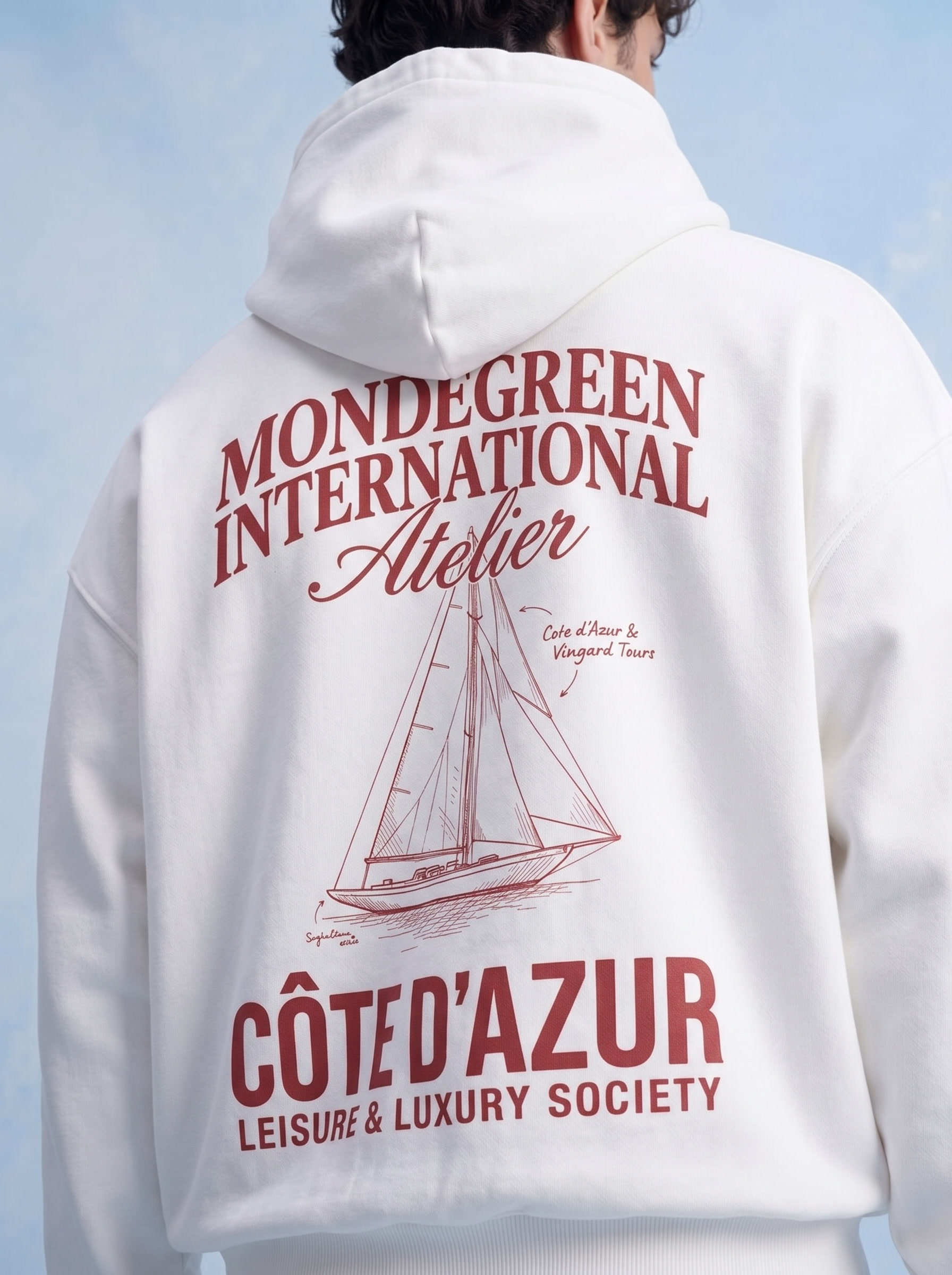 OVERSIZED HOODIE - Cote dazur