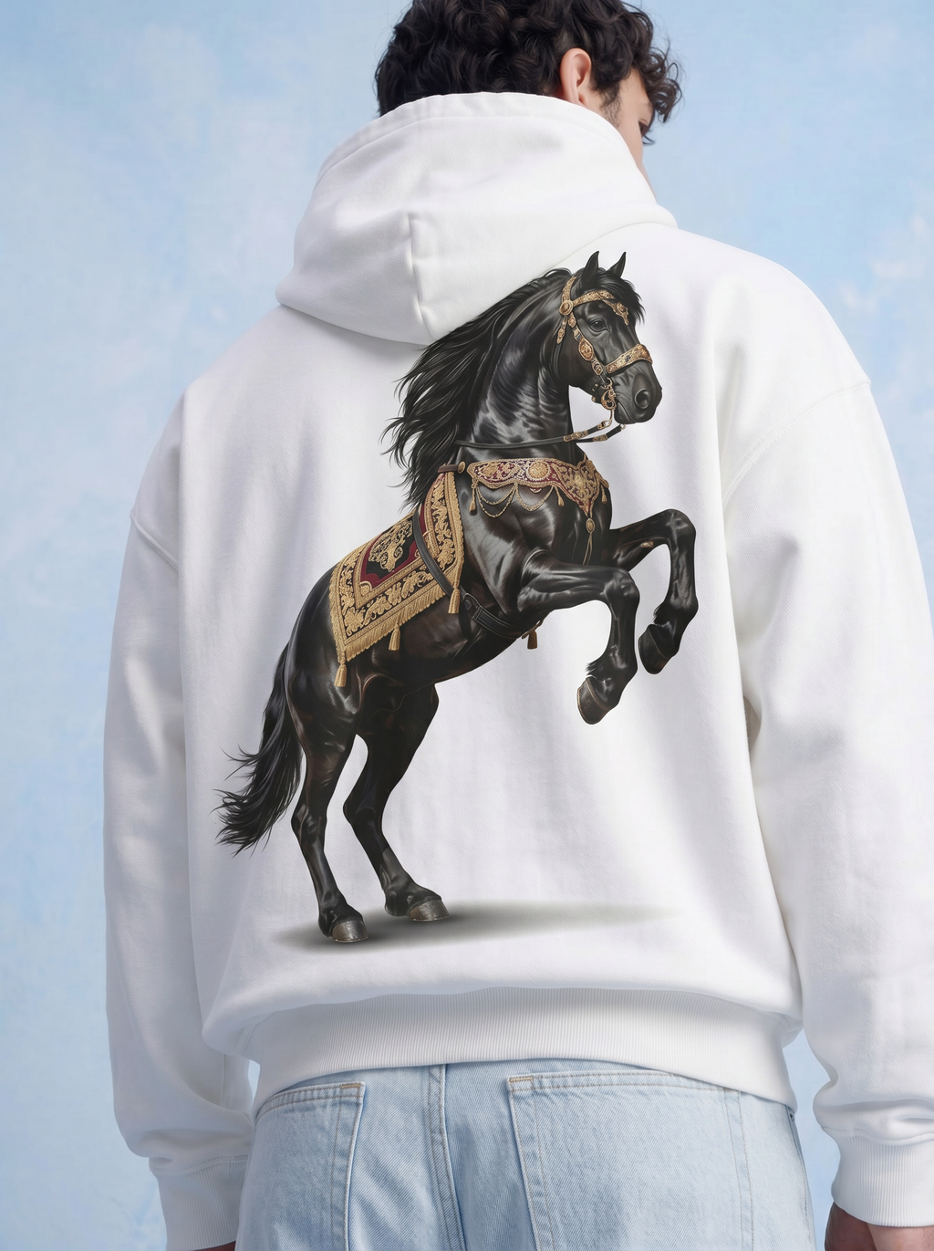 OVERSIZED HOODIE - Stallion rules