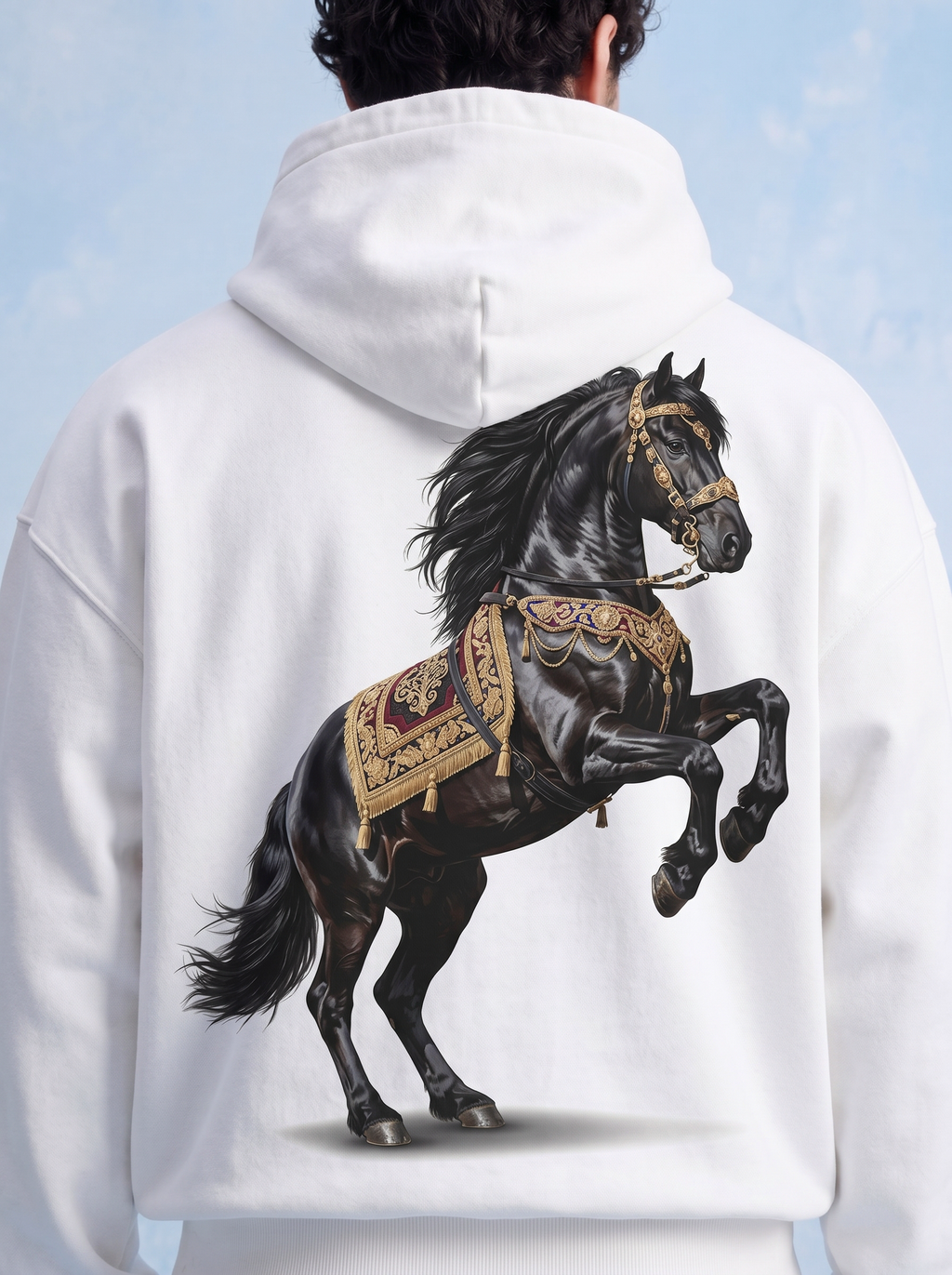 OVERSIZED HOODIE - Stallion rules