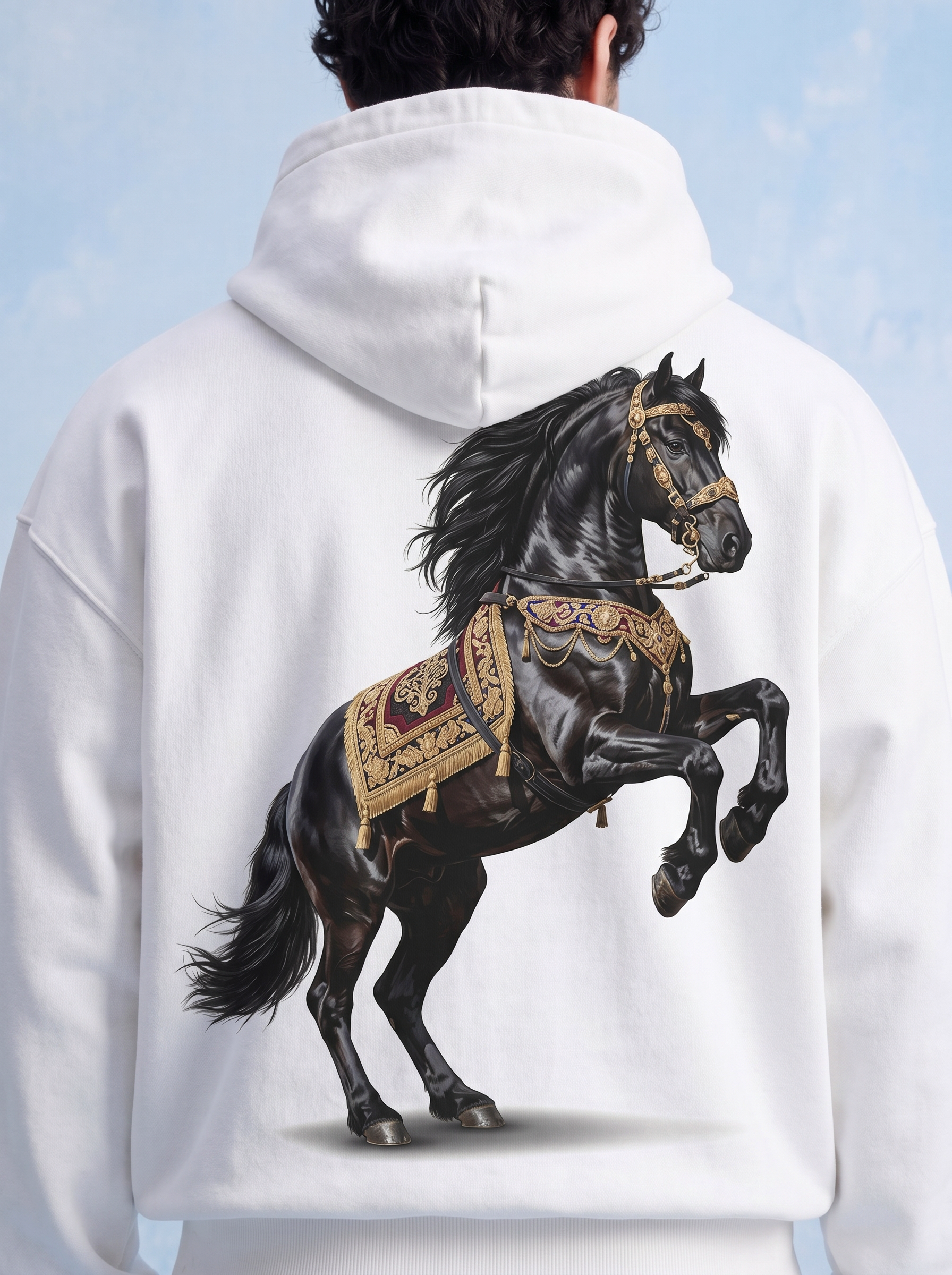 OVERSIZED HOODIE - Stallion rules