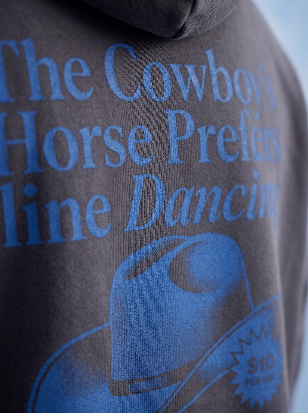 OVERSIZED HOODIE - Cowboys Horse