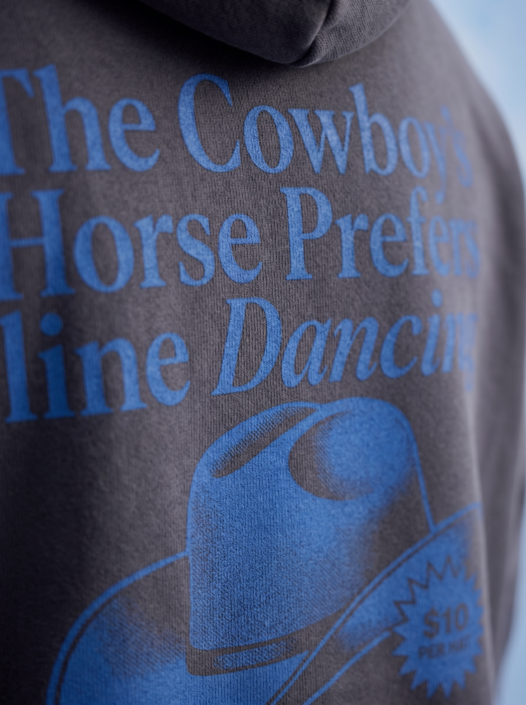 OVERSIZED HOODIE - Cowboys Horse