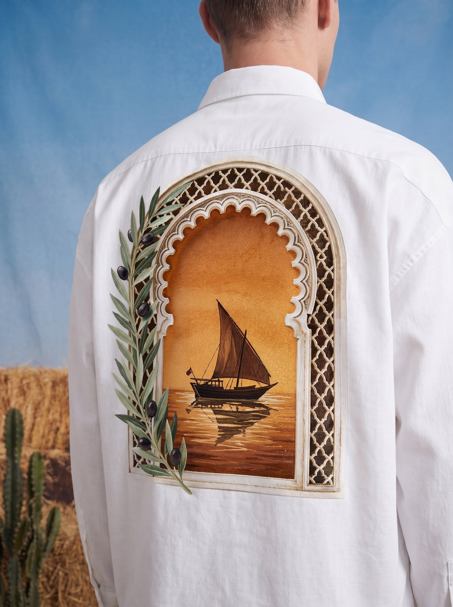 OXFORD SHIRT - Orange paradise