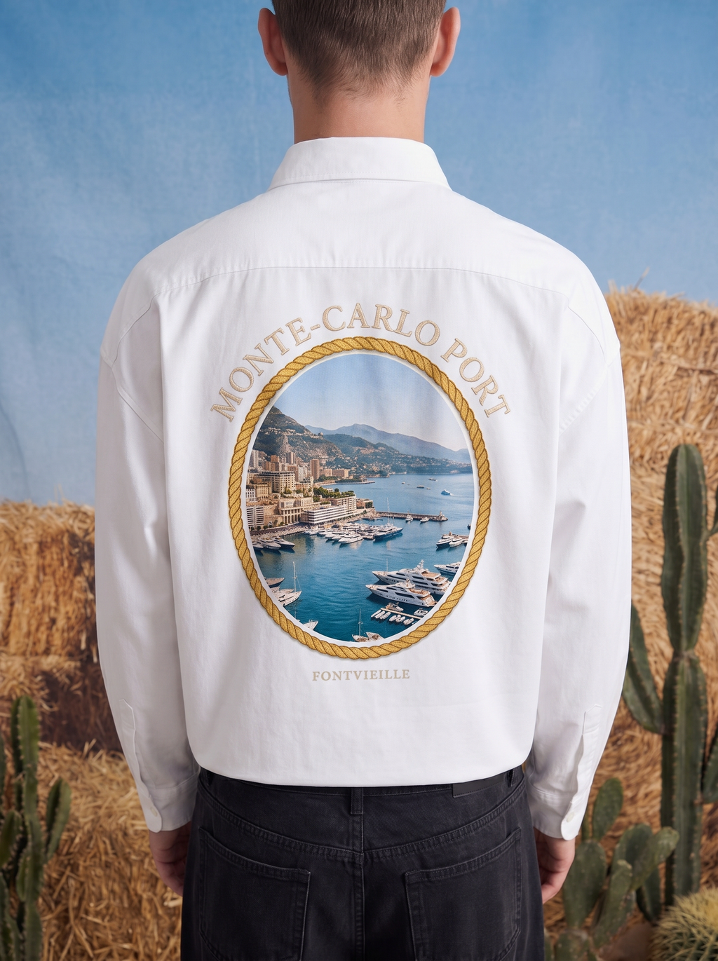 OXFORD SHIRT - Monte Carlo port white