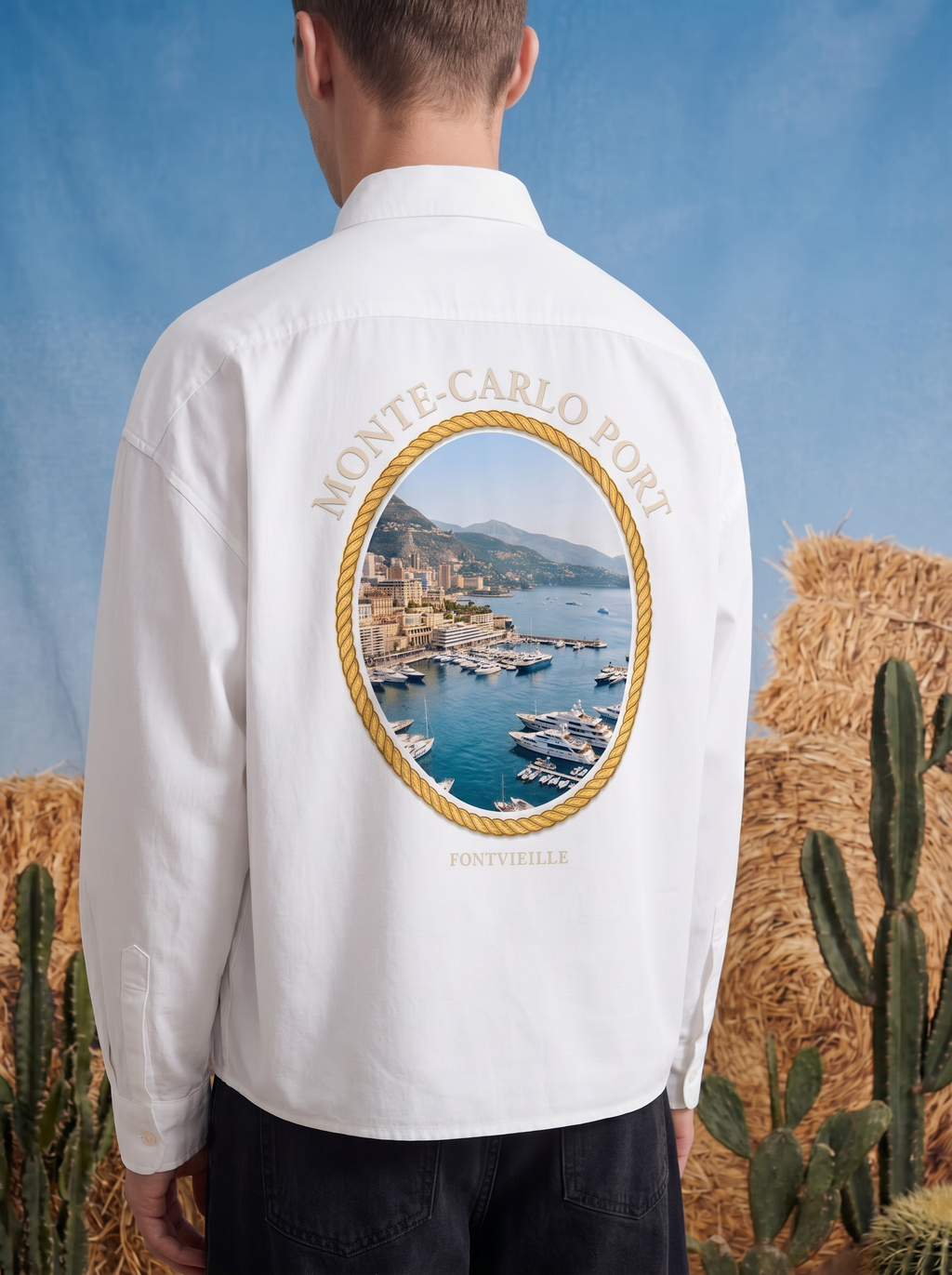 OXFORD SHIRT - Monte Carlo port white