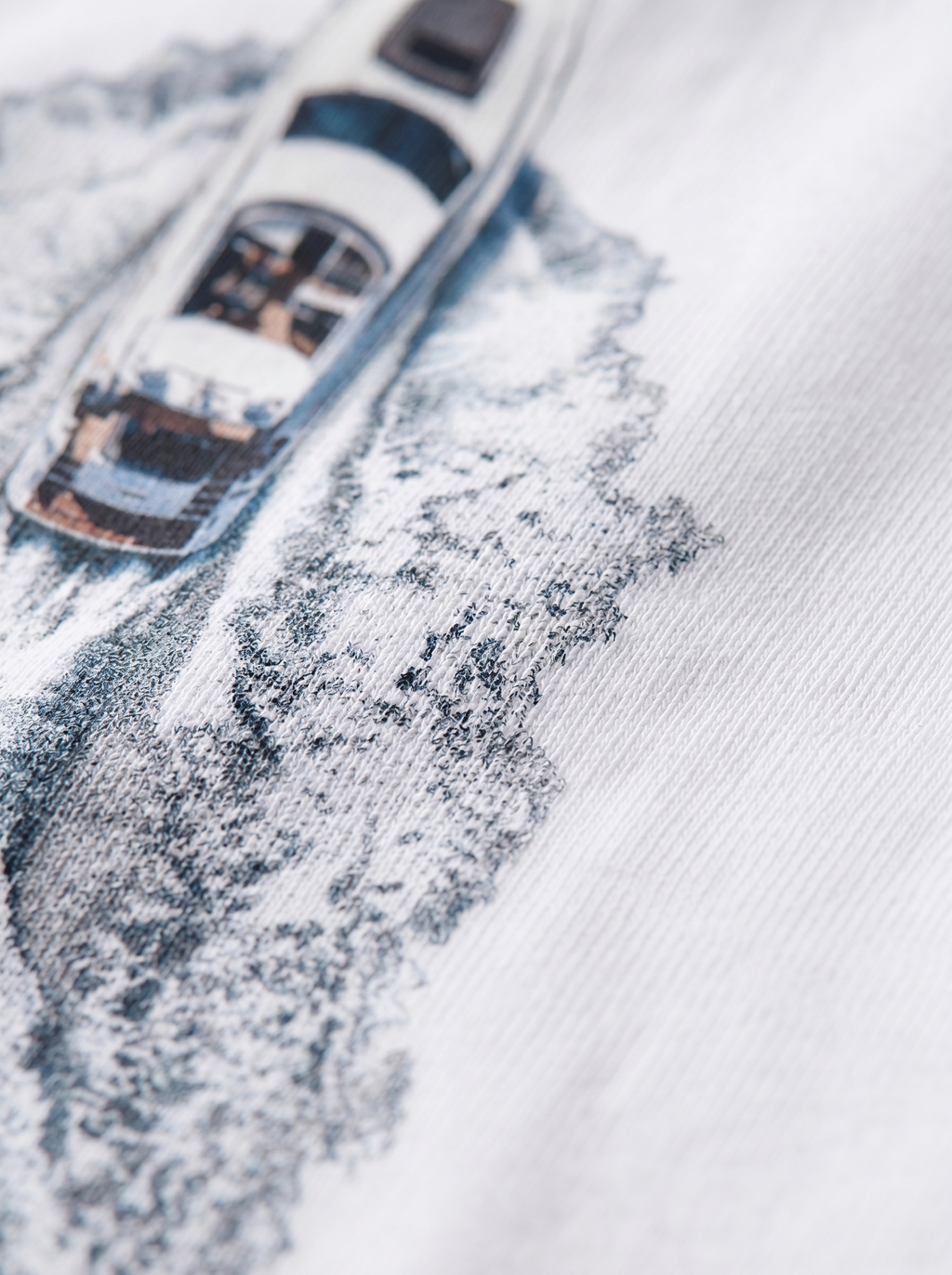 OVERSIZED TEE - Speed boat racing