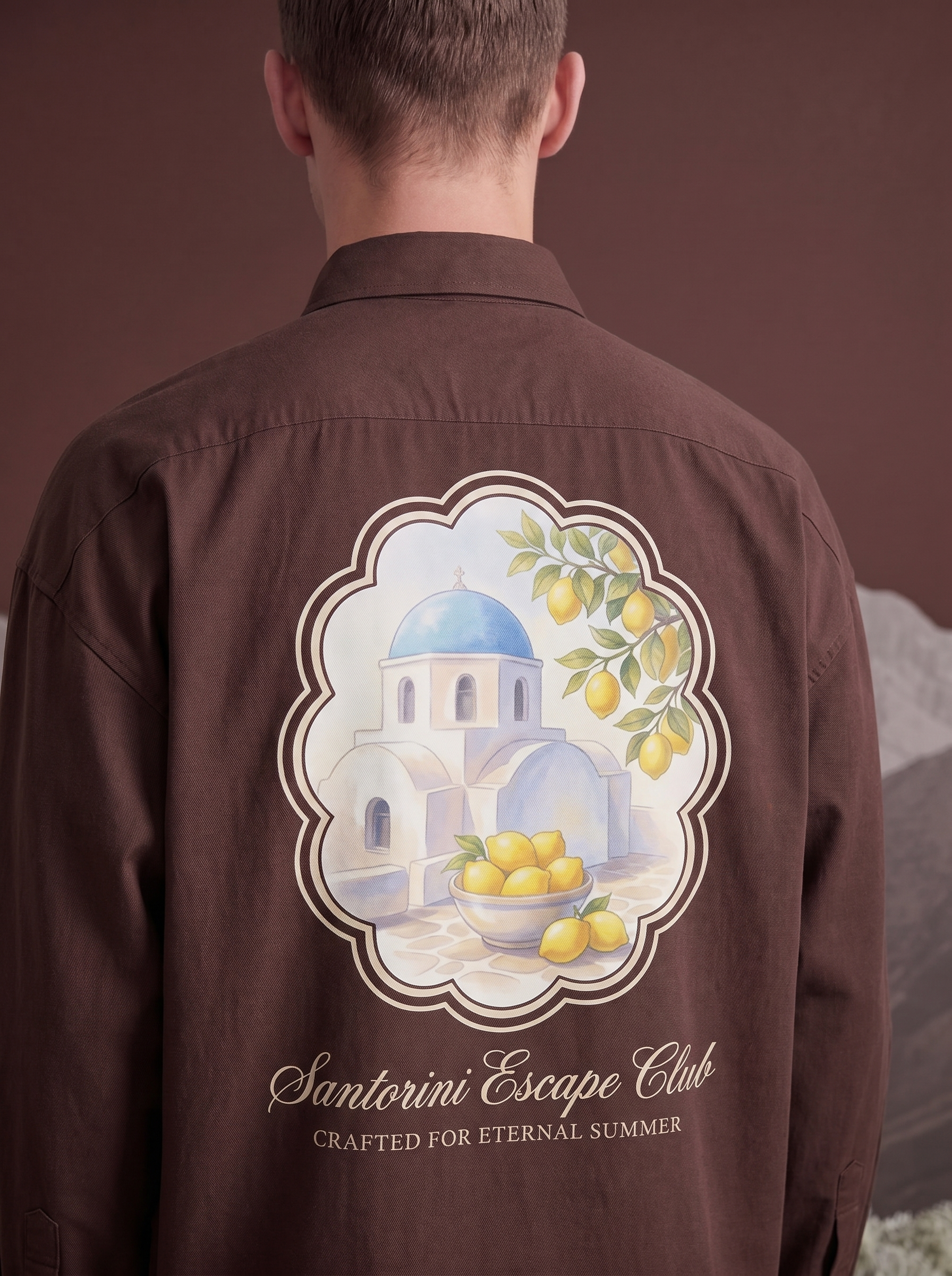 OXFORD SHIRT - Santorini escape club