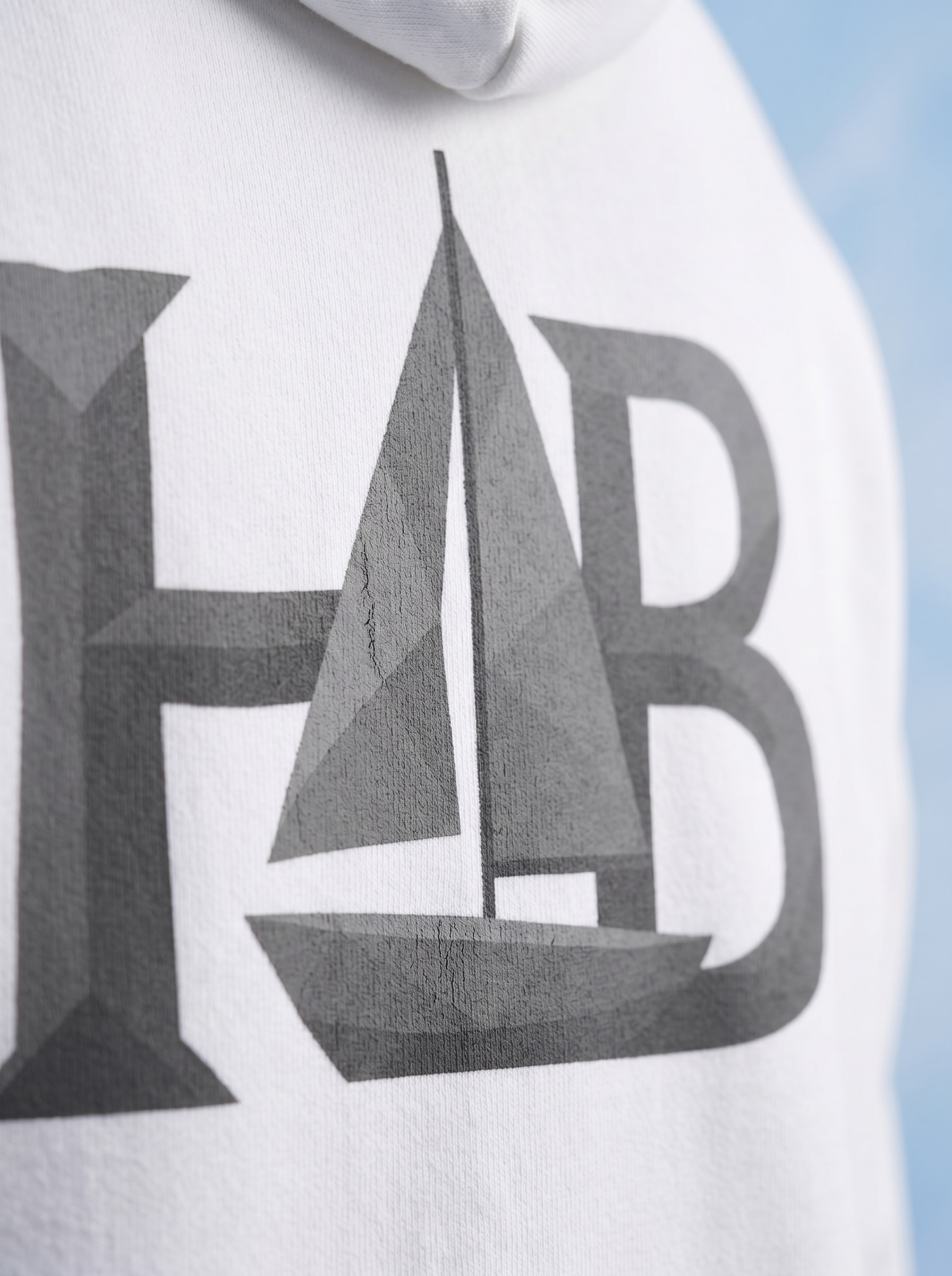 OVERSIZED HOODIE - HUMBLE BRAG LOGO YATCH