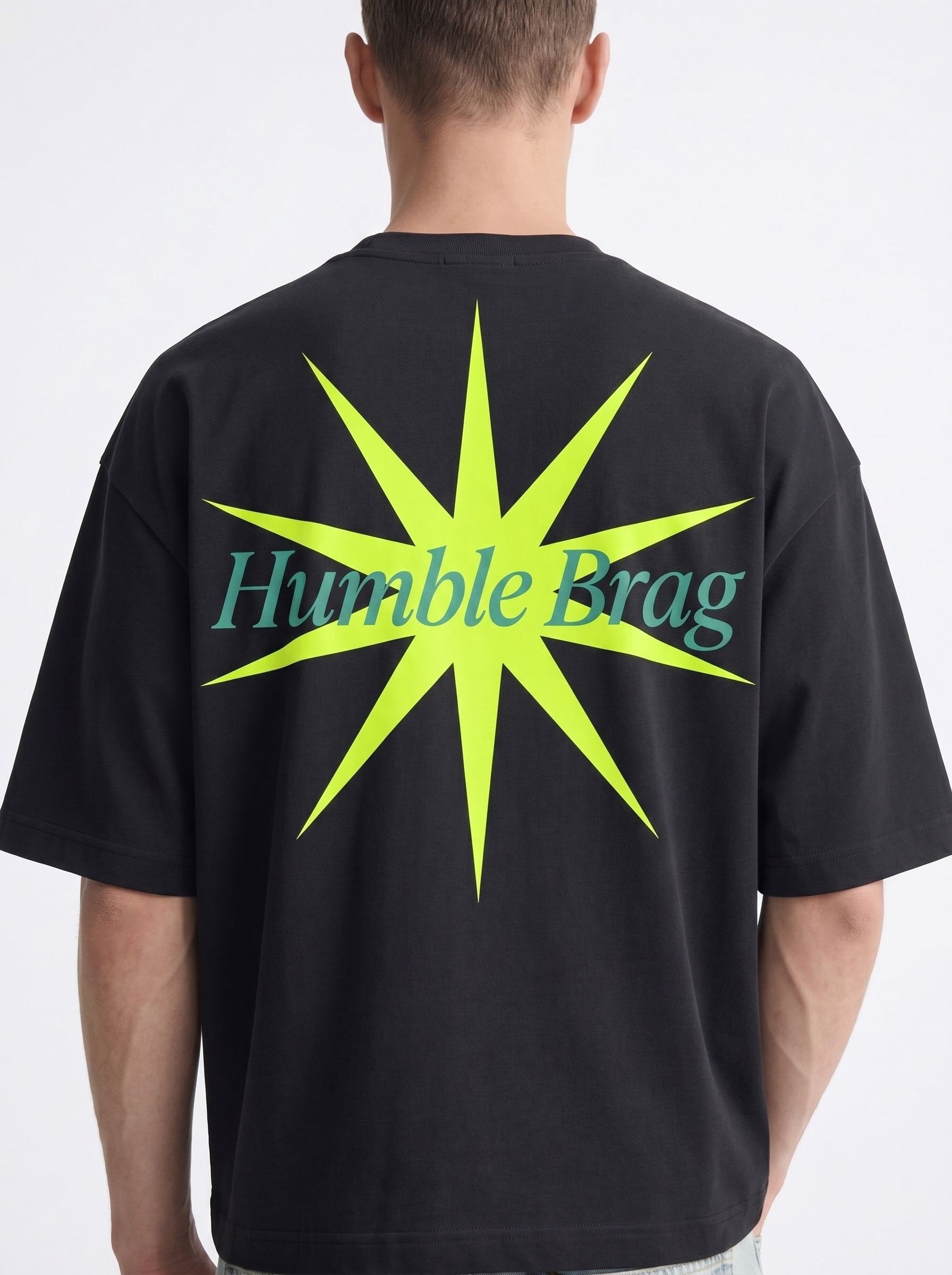 OVERSIZED TEE - Bragging star