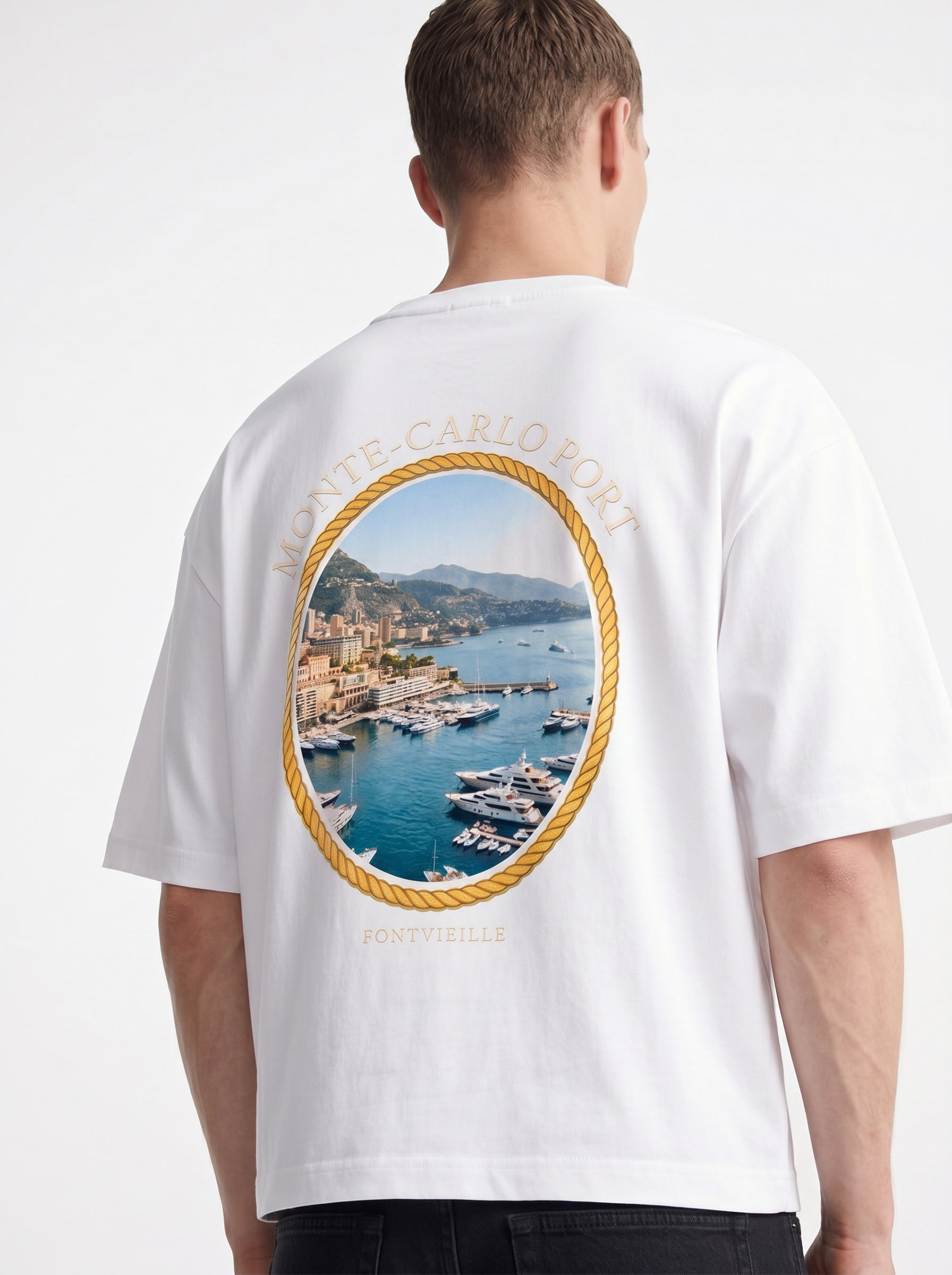 OVERSIZED TEE - Monte carlo port hub