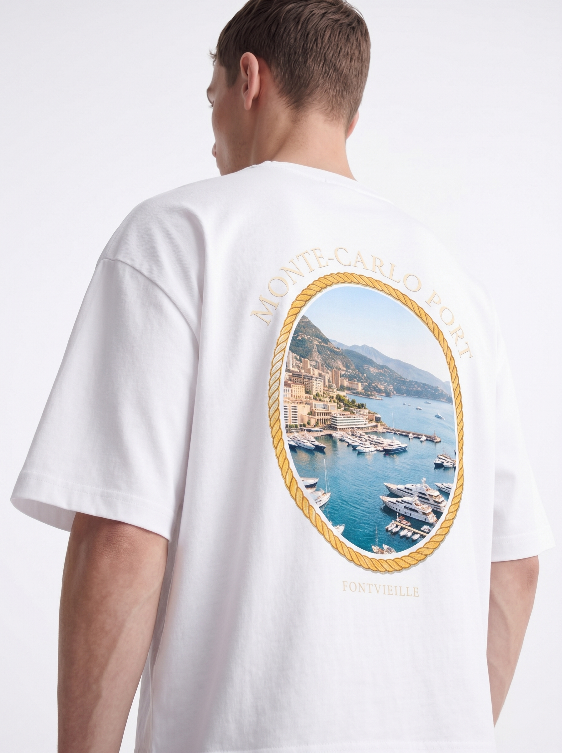 OVERSIZED TEE - Monte carlo port hub