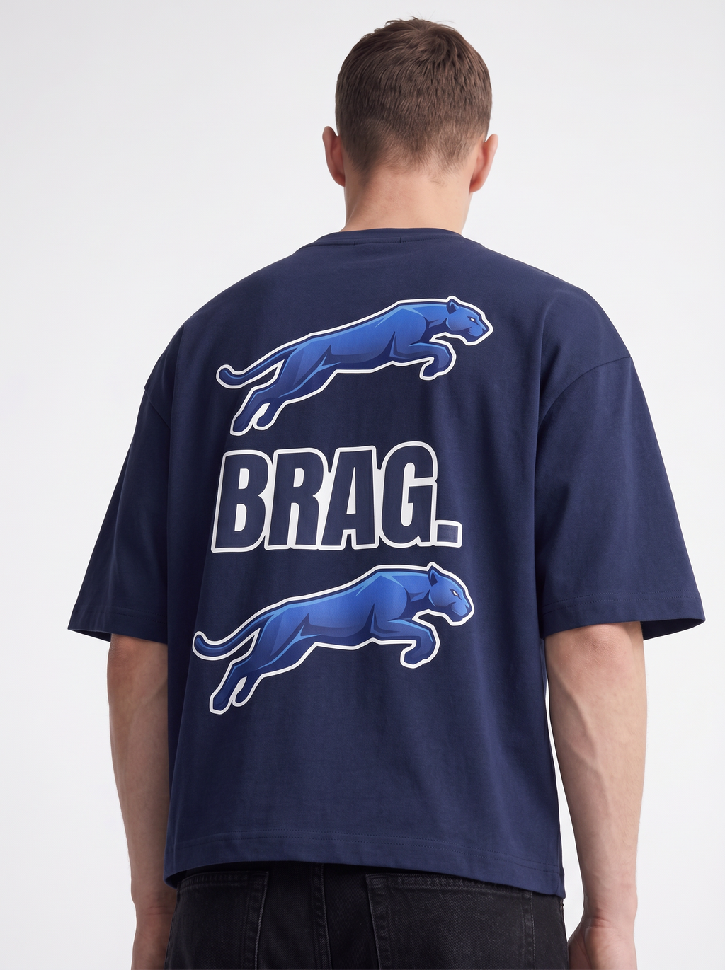 OVERSIZED TEE - Brag jaguar