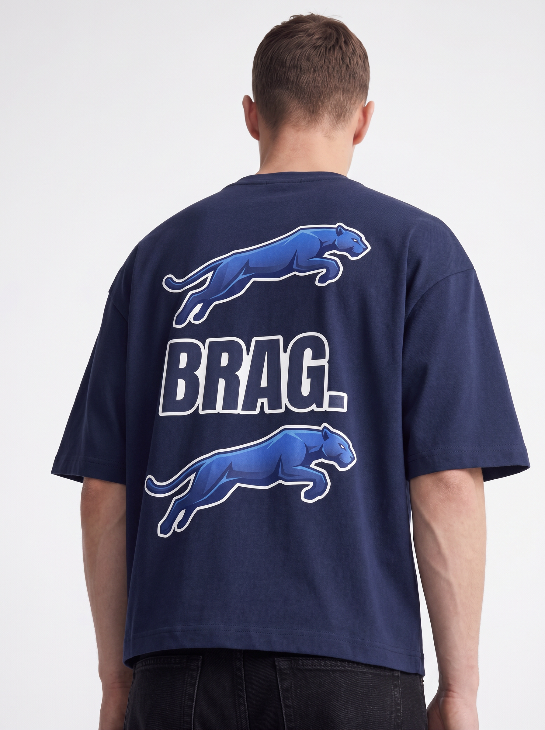 OVERSIZED TEE - Brag jaguar