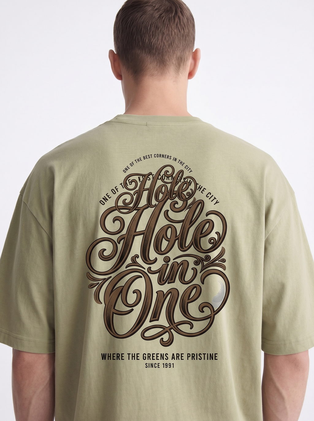 OVERSIZED TEE - Hole in one