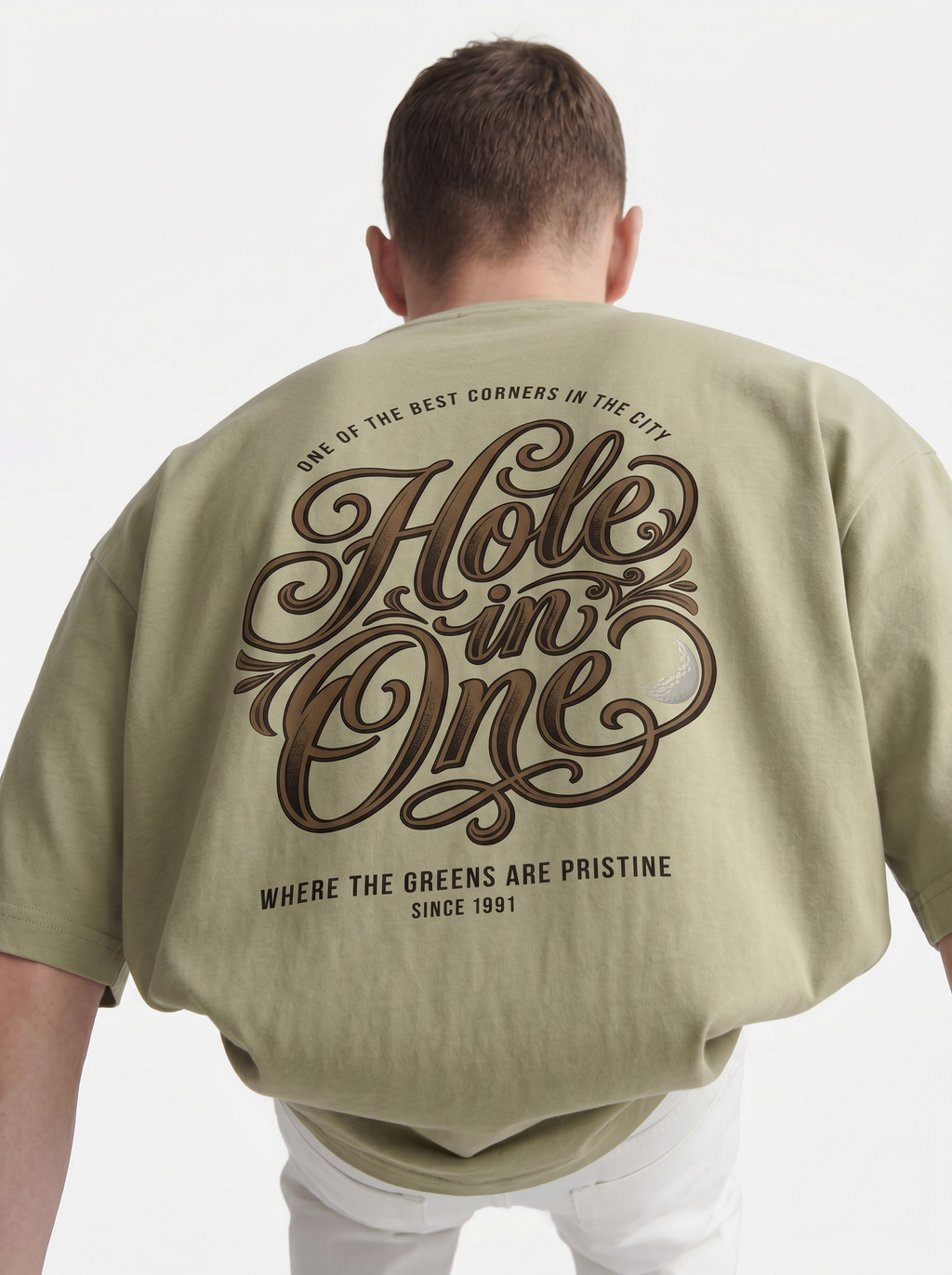 OVERSIZED TEE - Hole in one