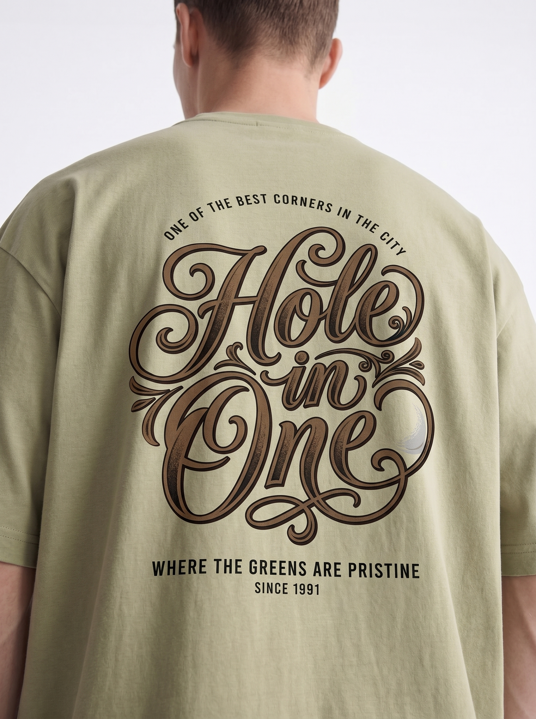 OVERSIZED TEE - Hole in one