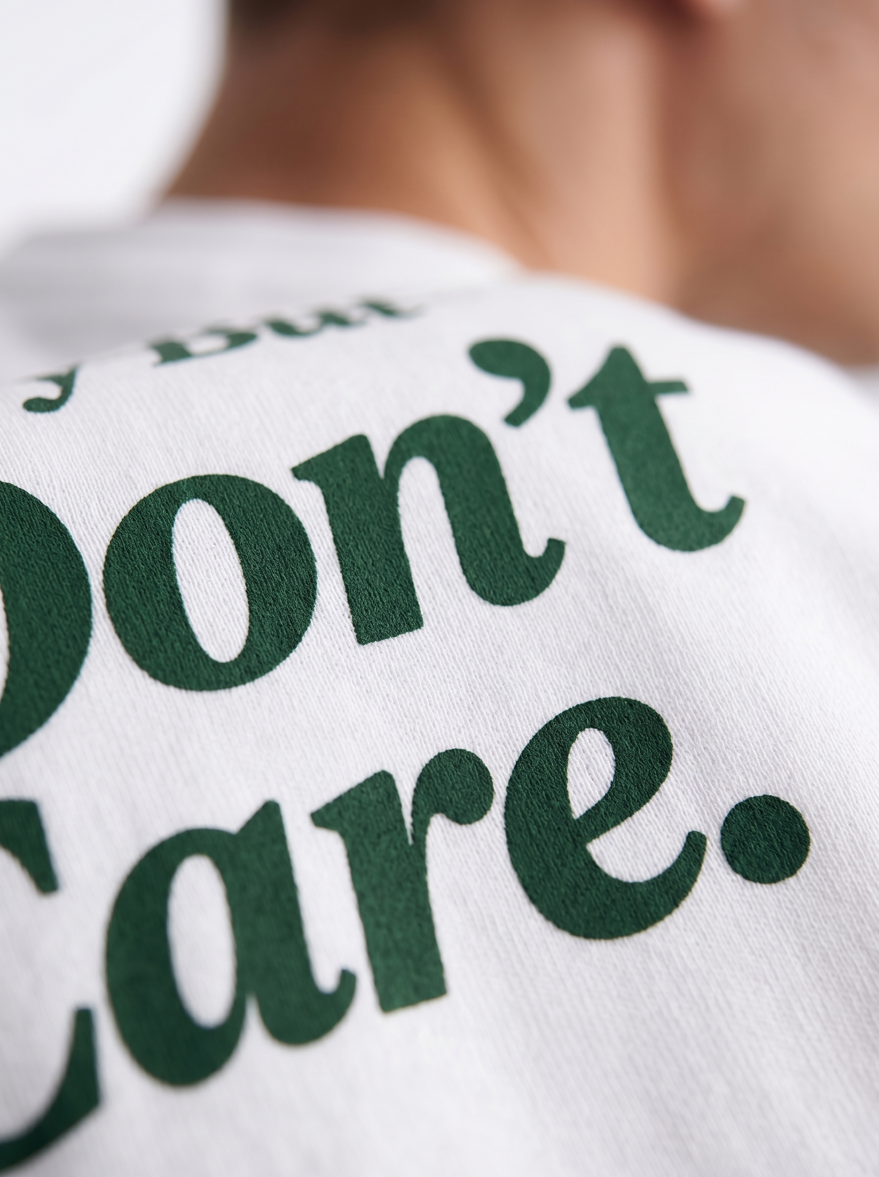 OVERSIZED TEE - Sorry but i don't care