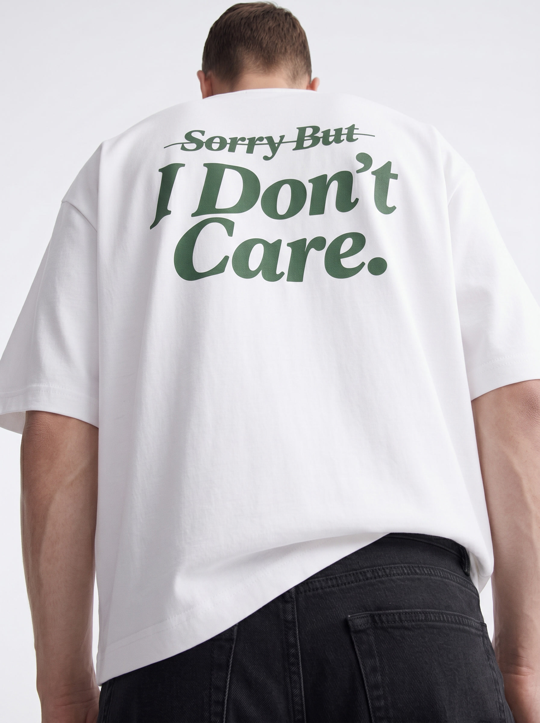 OVERSIZED TEE - Sorry but i don't care