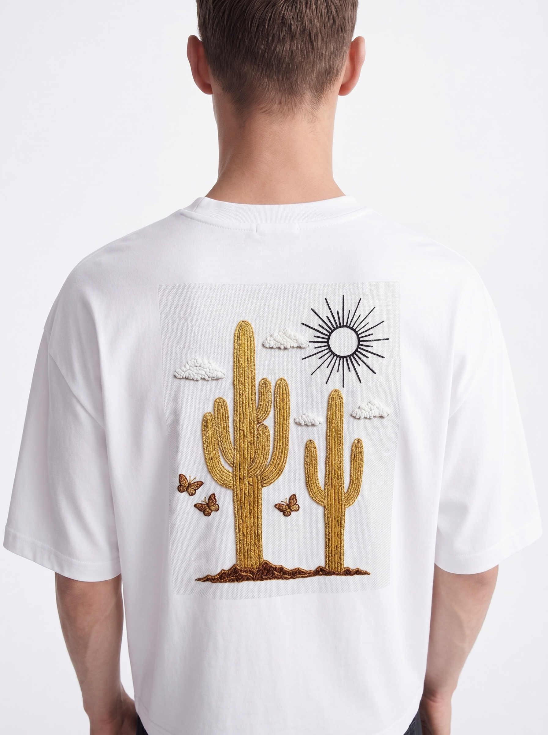 OVERSIZED TEE - Desert cactus