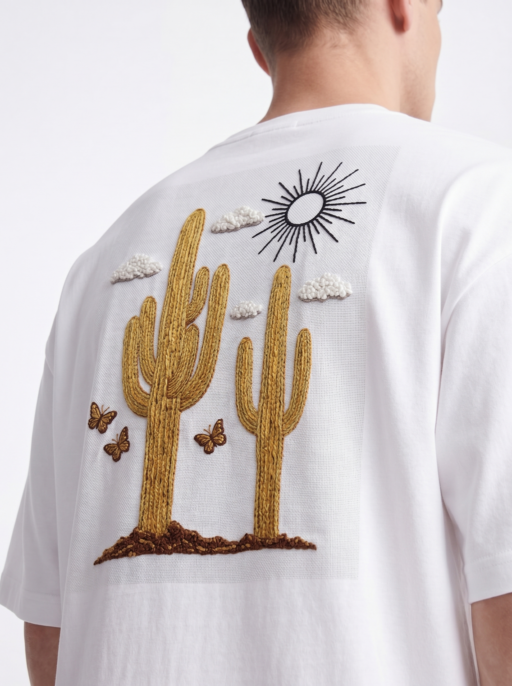 OVERSIZED TEE - Desert cactus