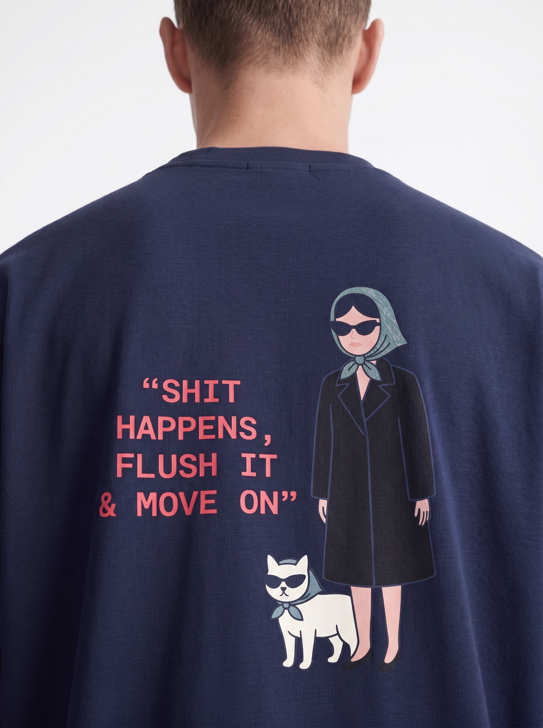 OVERSIZED TEE - Sh*t happens