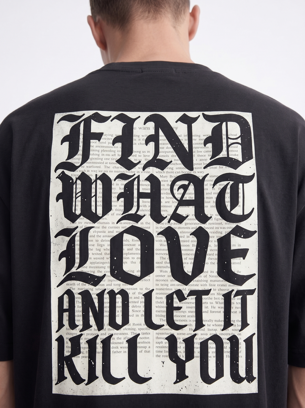 OVERSIZED TEE - Find what you love