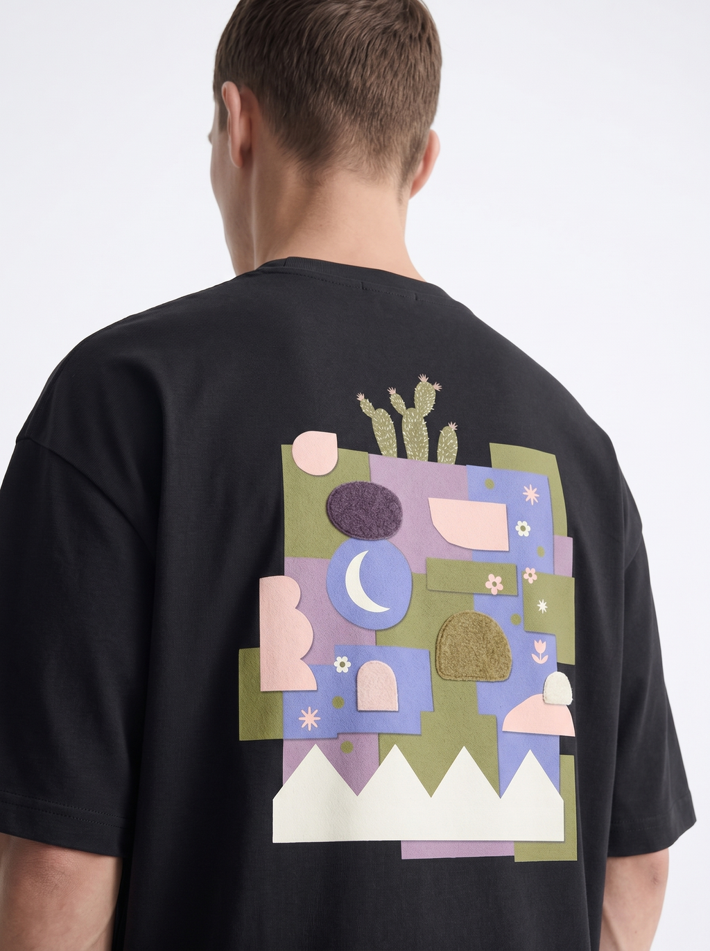 OVERSIZED TEE - Blanco Plaza